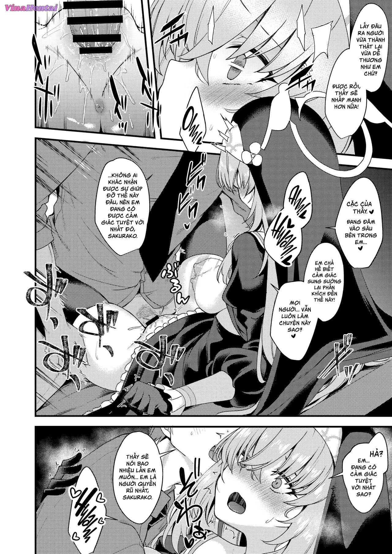 HentaiVN.net - Ảnh 13 - Sakurako chẳng hề hay biết. - One shot khô dái
