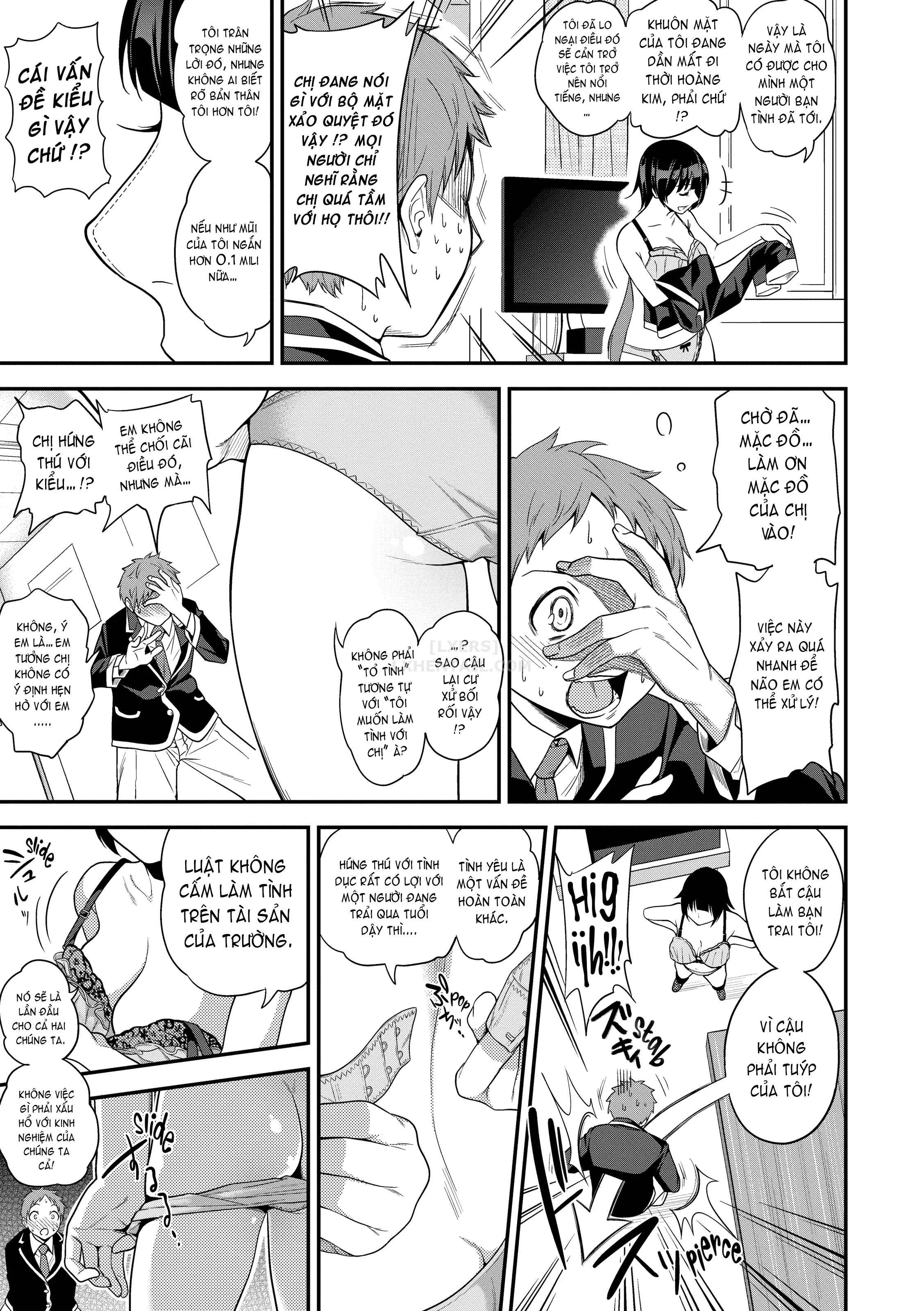 HentaiVN.net - Ảnh 12 - Kogals, Sluts, and Whatever [Dark & Darker Working Girls;Edumacated Girl; A Beast Can't Change Its Spots; Cold Slutty Student Council President; Hichijime-kun's Juunijigaoka-san Route; Love Trap Go Steady] - Chap 4 - Cold Slutty Student Council President