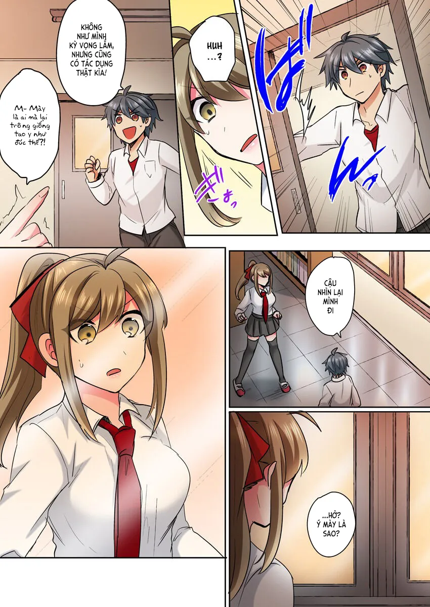 HentaiVN.net - Ảnh 12 - Đắm say không ngừng cùng cô nàng ngổ ngáo [Gender Swapped Delinquent Boy Teased And Fucked Until Soaking Wet, Shogota_Nyotaika Yankee Danshi Ijirare Hamerare Torottoro] - Chap 1