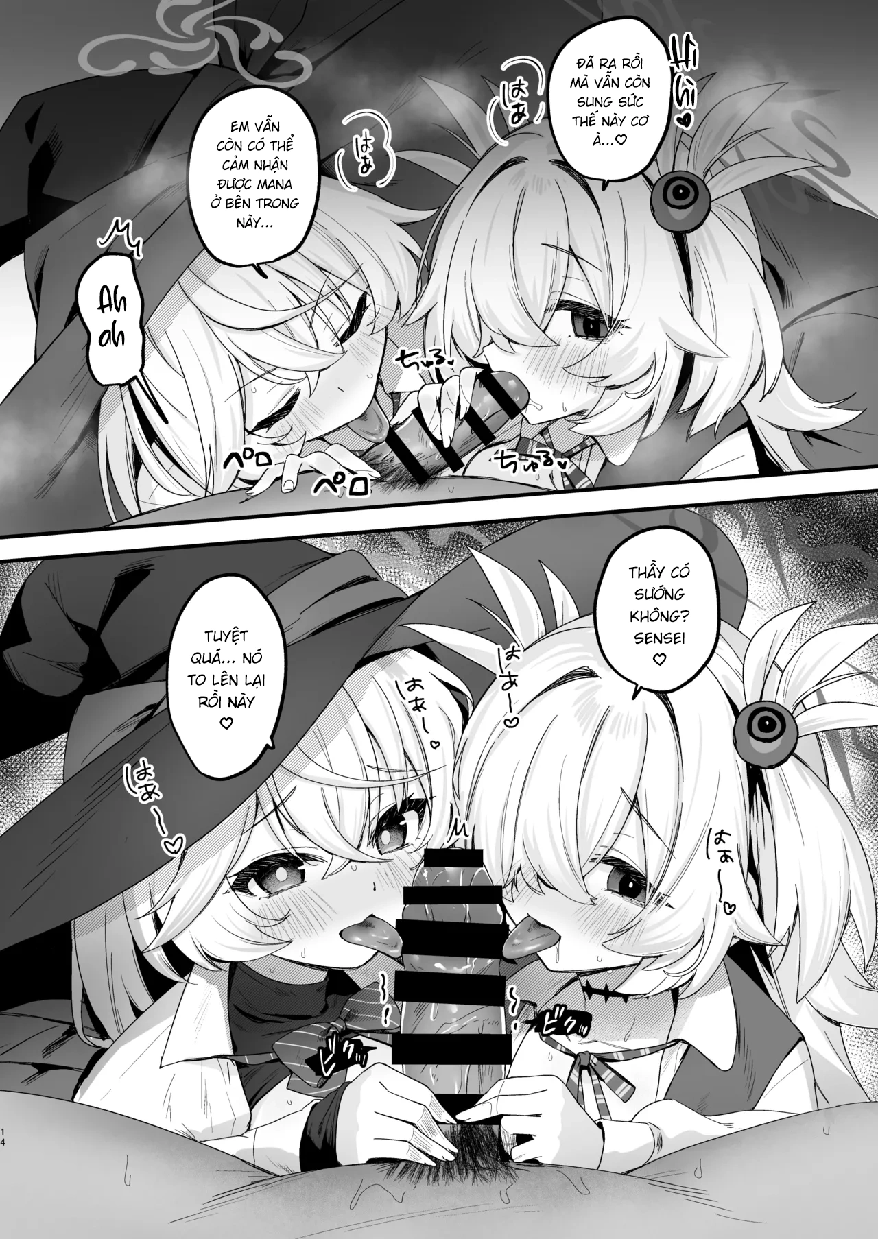 HentaiVN.net - Ảnh 13 - Lucky Occult ~Sensei và thứ bột ma thuật~ - One shot khô dái