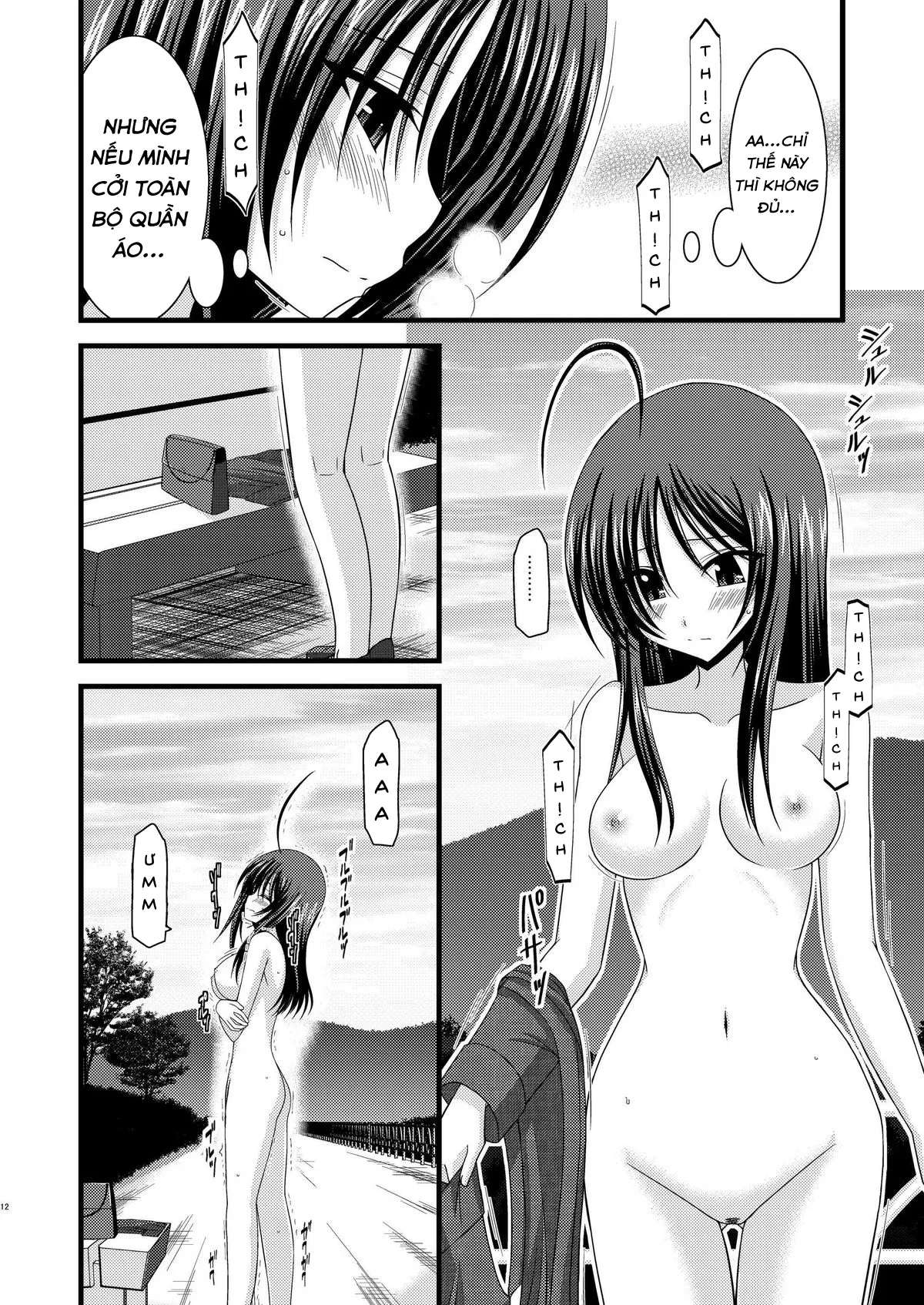 HentaiVN.net - Ảnh 11 - Nhật Ký Thiếu Nữ Khỏa Thân [Roshutsu Shoujo Nikki; Exhibitionist Girl Diary] - Chap 1