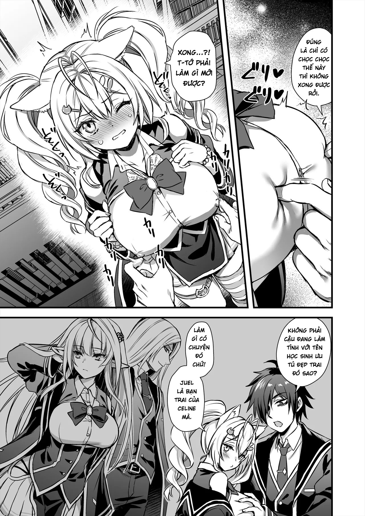 HentaiVN.net - Ảnh 12 - Mahou Gakuen No Ochikobore - Chap 2