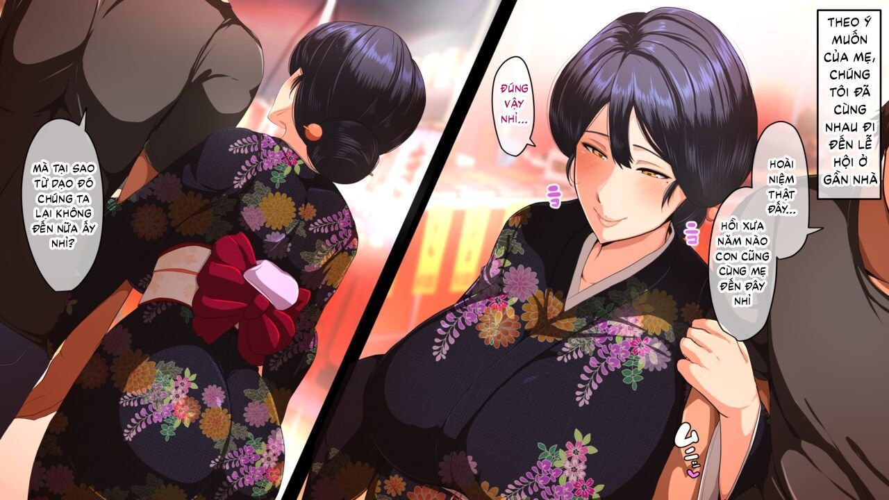 HentaiVN.net - Ảnh 3 - Natsu Koi Haha ~Black Kigyou de Tsubureta Ore to Kaa-san no Ichika no Koi~ - Chap 3