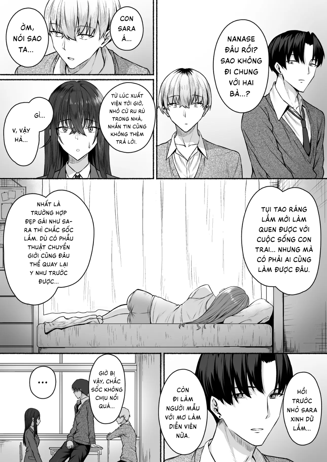 HentaiVN.net - Ảnh 14 - Tôi với đám gyaru bị đảo ngược giới tính - Chương 1: Tôi dần thức tỉnh bản năng phái nữ (Gộp chương)
