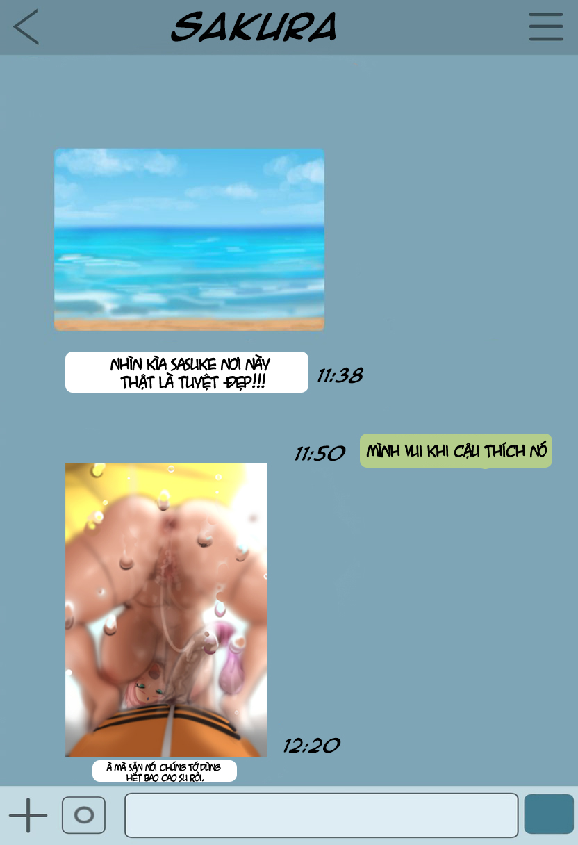 HentaiVN.net - Ảnh 14 - Naruto and Sakura on vacation ( NTR) - Oneshot