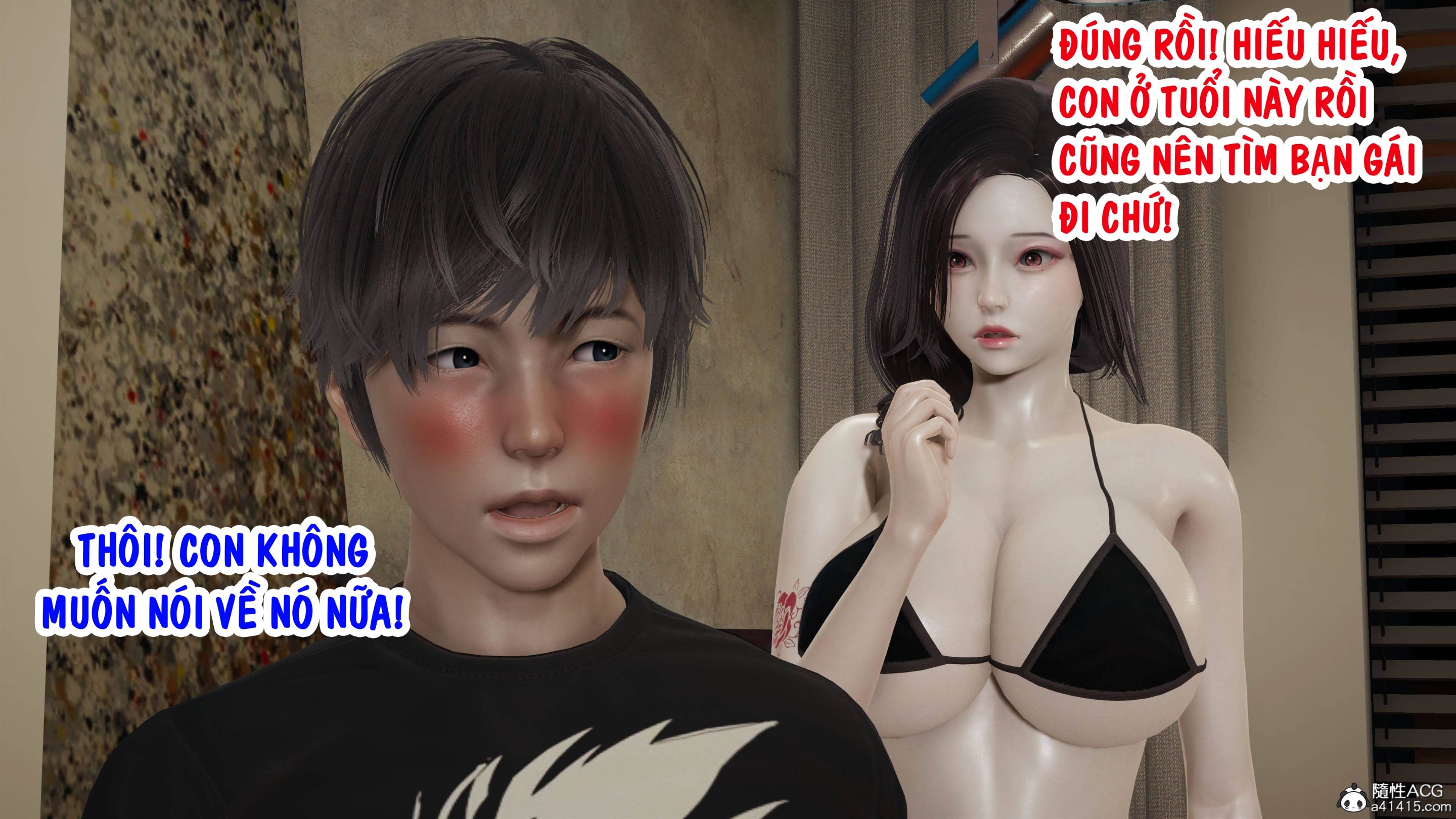 HentaiVN.net - Ảnh 14 - Mẹ Tôi Là Huấn Luyện Viên Yoga - Chap 1