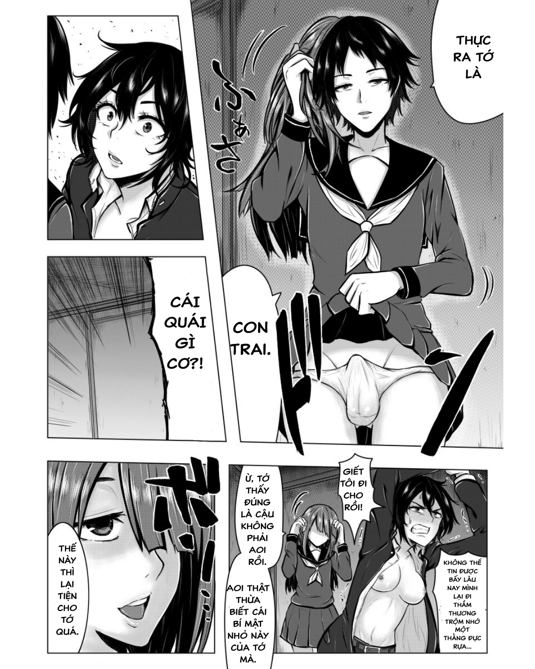 HentaiVN.net - Ảnh 13 - Chuyện tôi là con trai là một bí mật - oneshot