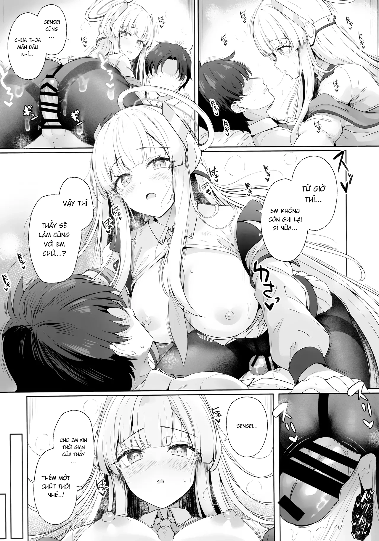 HentaiVN.net - Ảnh 14 - Sensei, chuyện quản lý cứ để em lo ạ! ♡ - One shot khô dái
