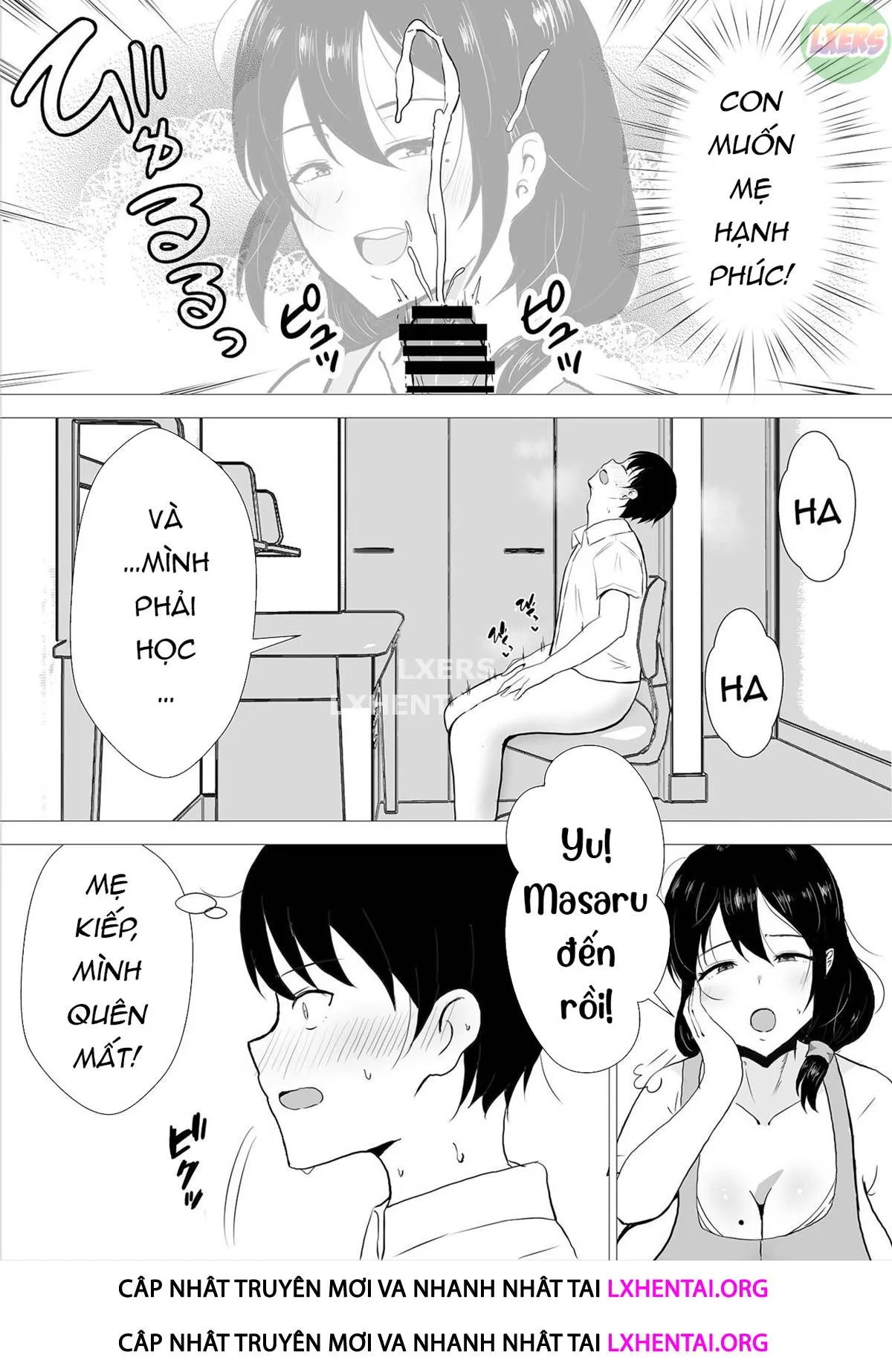 HentaiVN.net - Ảnh 13 - TomoKano Kaa-chan~ Daisuki na Ore no Hahaoya wa Aho na Shinyuu no Kanojo~ [My Mom Is My Friend's Girlfriend] - Chap 1