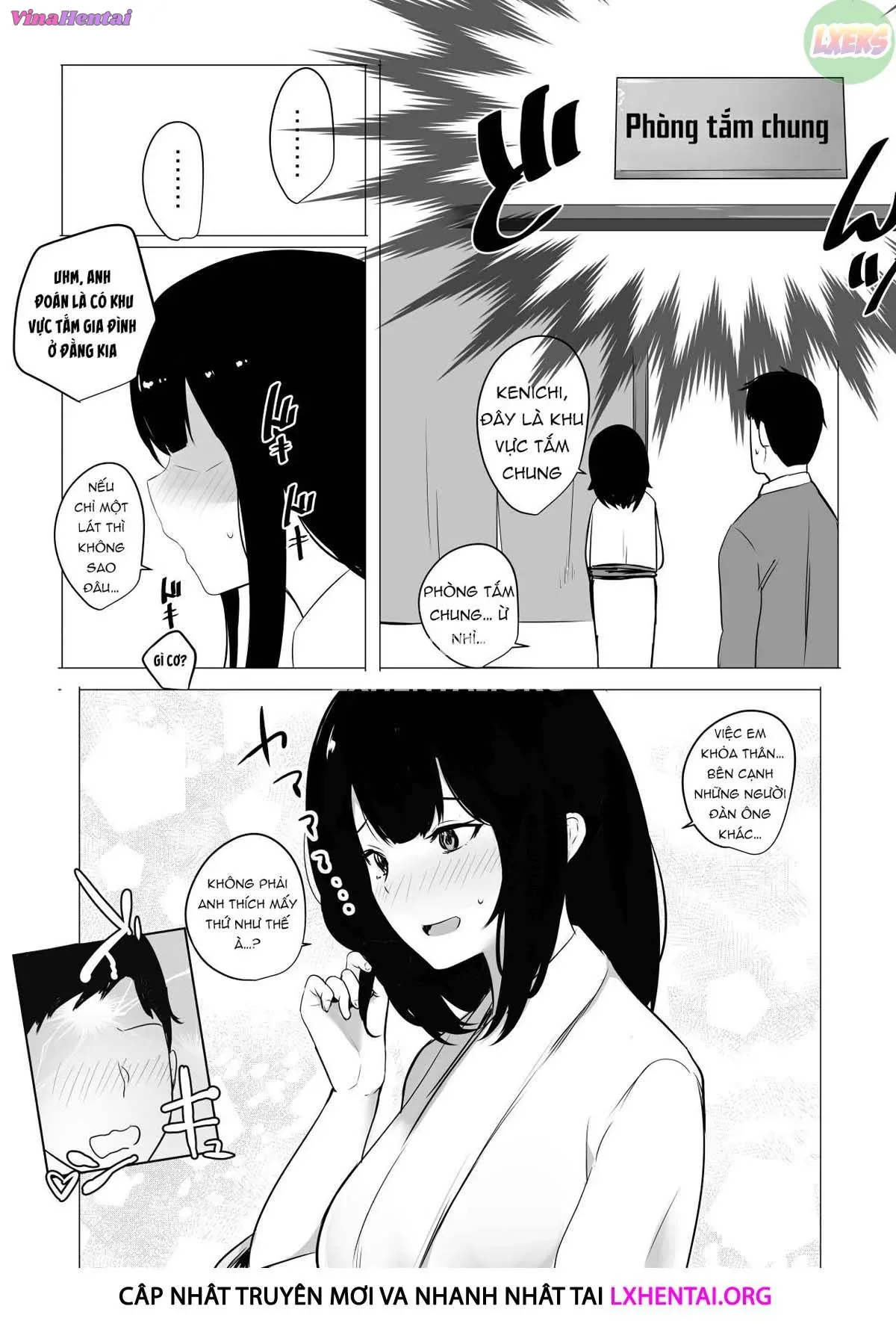 HentaiVN.net - Ảnh 13 - Boku dake ni Amaesasete Kureru Kyonyuu JK Tsuma o Hoka no Otoko ni Dakasete Mita - Chap 2