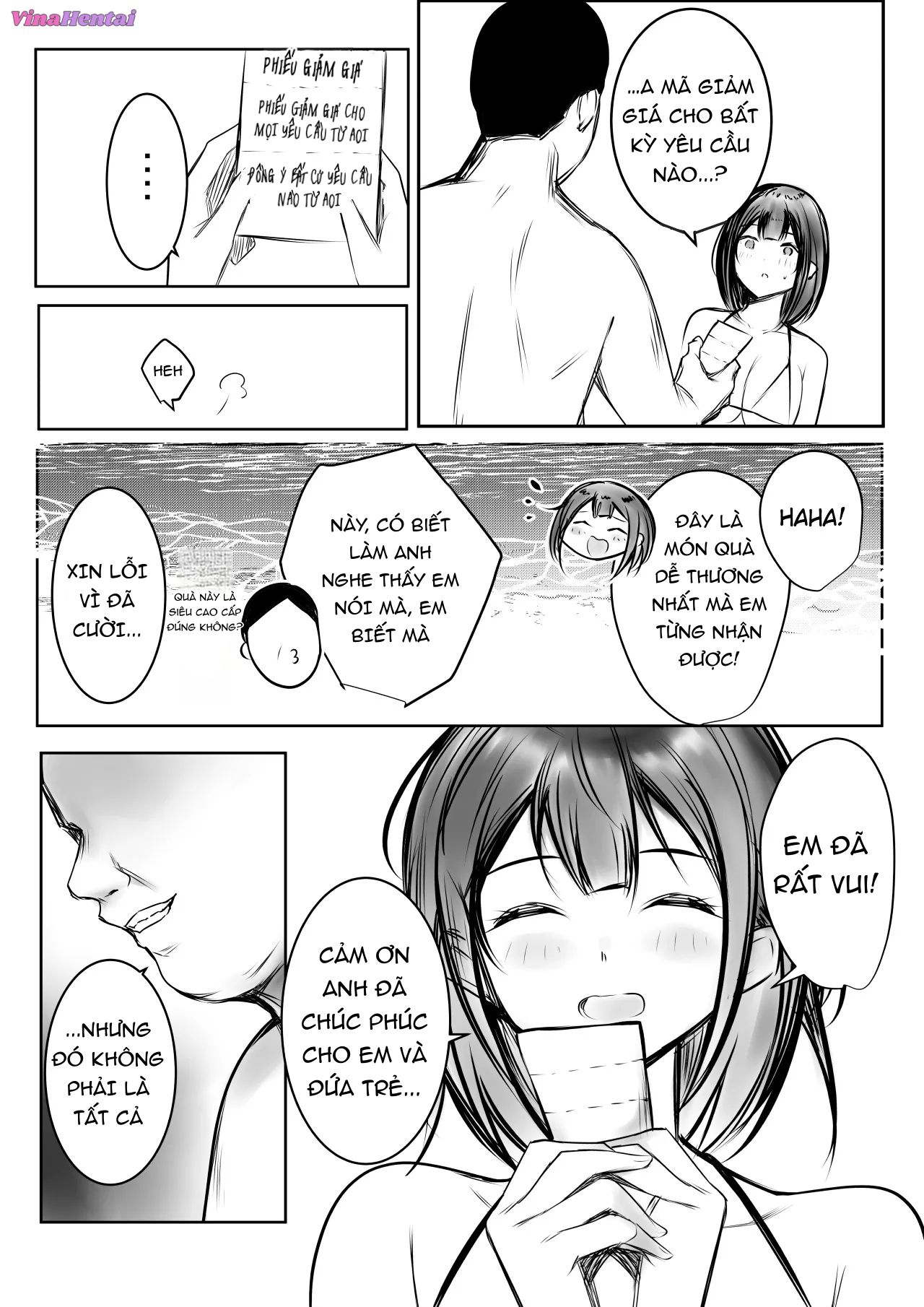 HentaiVN.net - Ảnh 14 - Boku dake ni Amaesasete Kureru Kyonyuu JK Tsuma o Hoka no Otoko ni Dakasete Mita - Chap 10