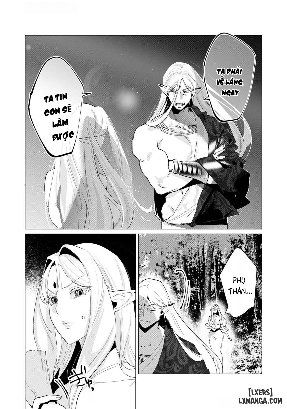 HentaiVN.net - Ảnh 13 - Vị Anh Hùng Muốn “Vợ Người Ta” Làm Phần Thưởng - Chap 17 : Dũng Sĩ và lời nguyền Dark Elf (Phần 4)