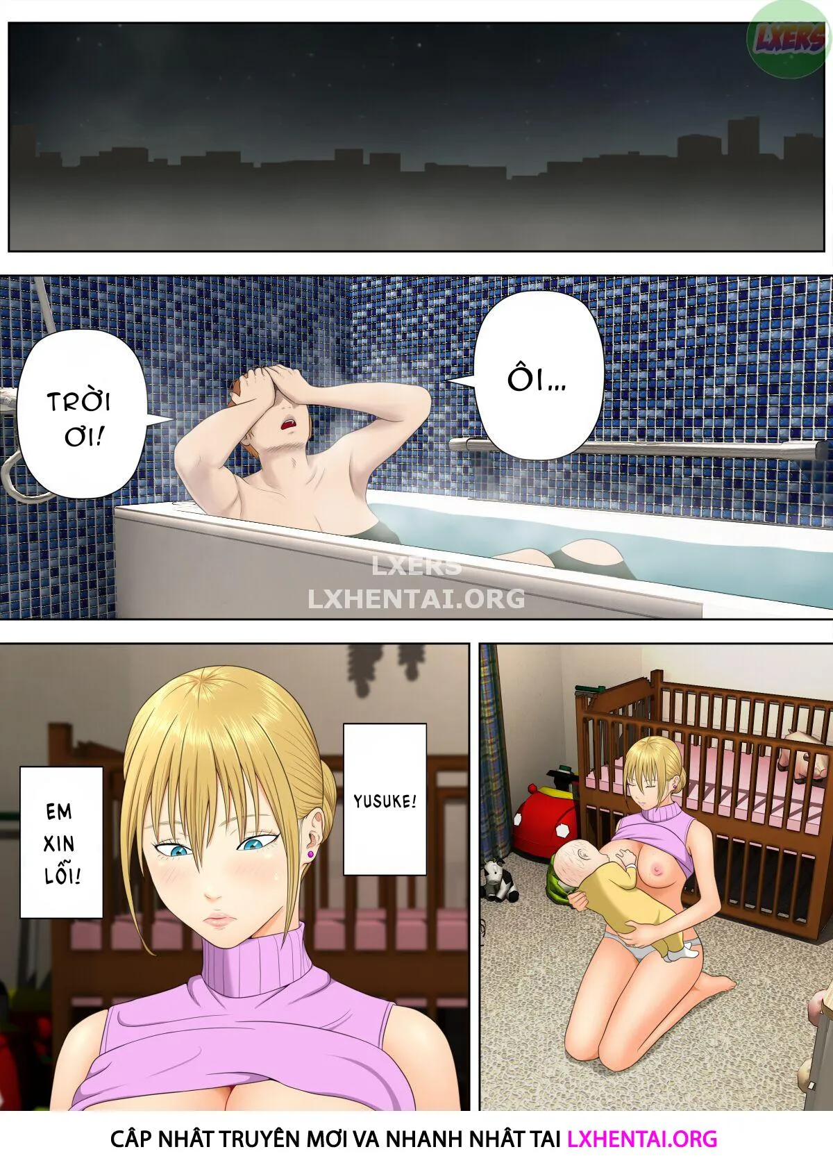 HentaiVN.net - Ảnh 13 - Manbiki Mama to Tencho no Musuko [Shoplifting Mom And Store Manager's Son] - Chap 3