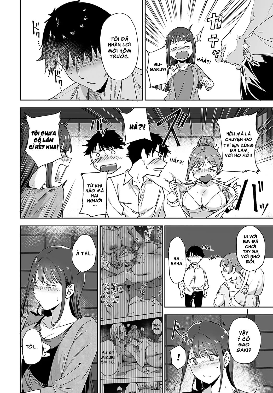 HentaiVN.net - Ảnh 14 - Hòn đảo phi luân lý - Chap 3: Tham dự lễ hội với 3 cô em ngọt nước (Phần đầu).
