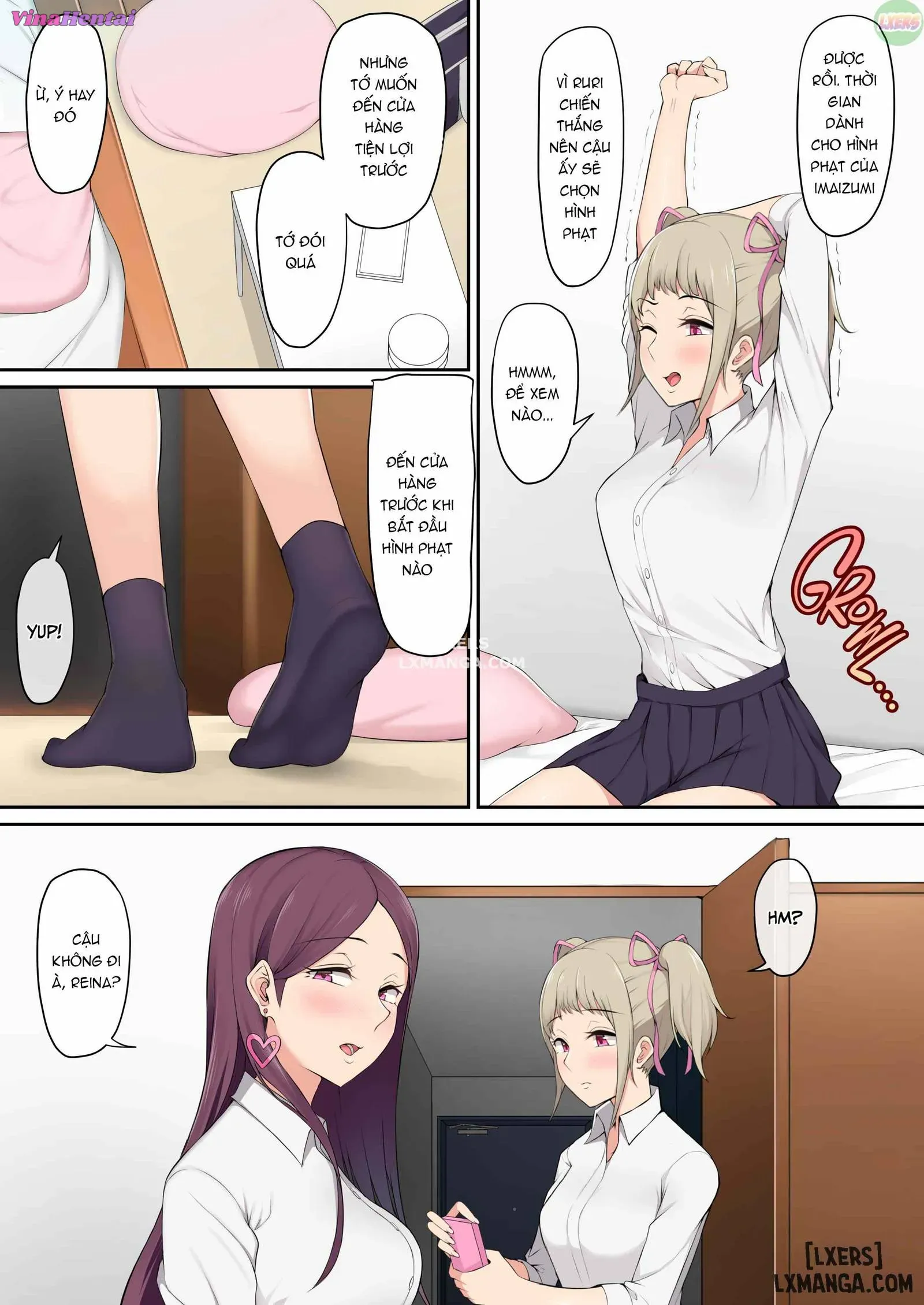 HentaiVN.net - Ảnh 13 - Imaizumi đưa cả bầy Gyaru về nhà mình - Chapter 1