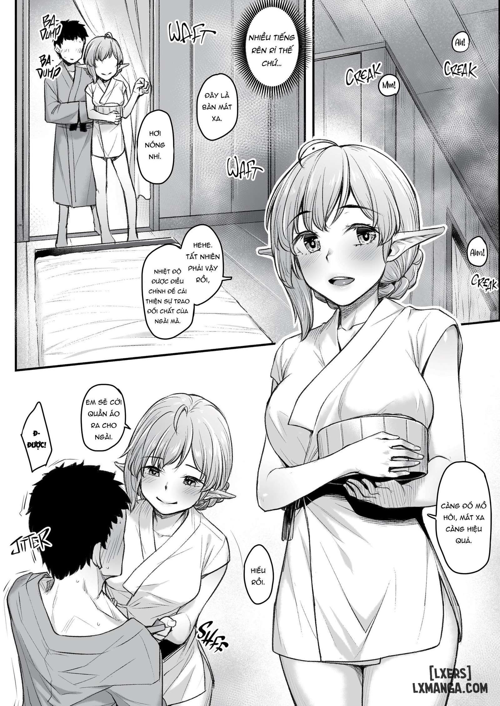 HentaiVN.net - Ảnh 13 - Elven Massage + Wakaba's First Customer - Oneshot