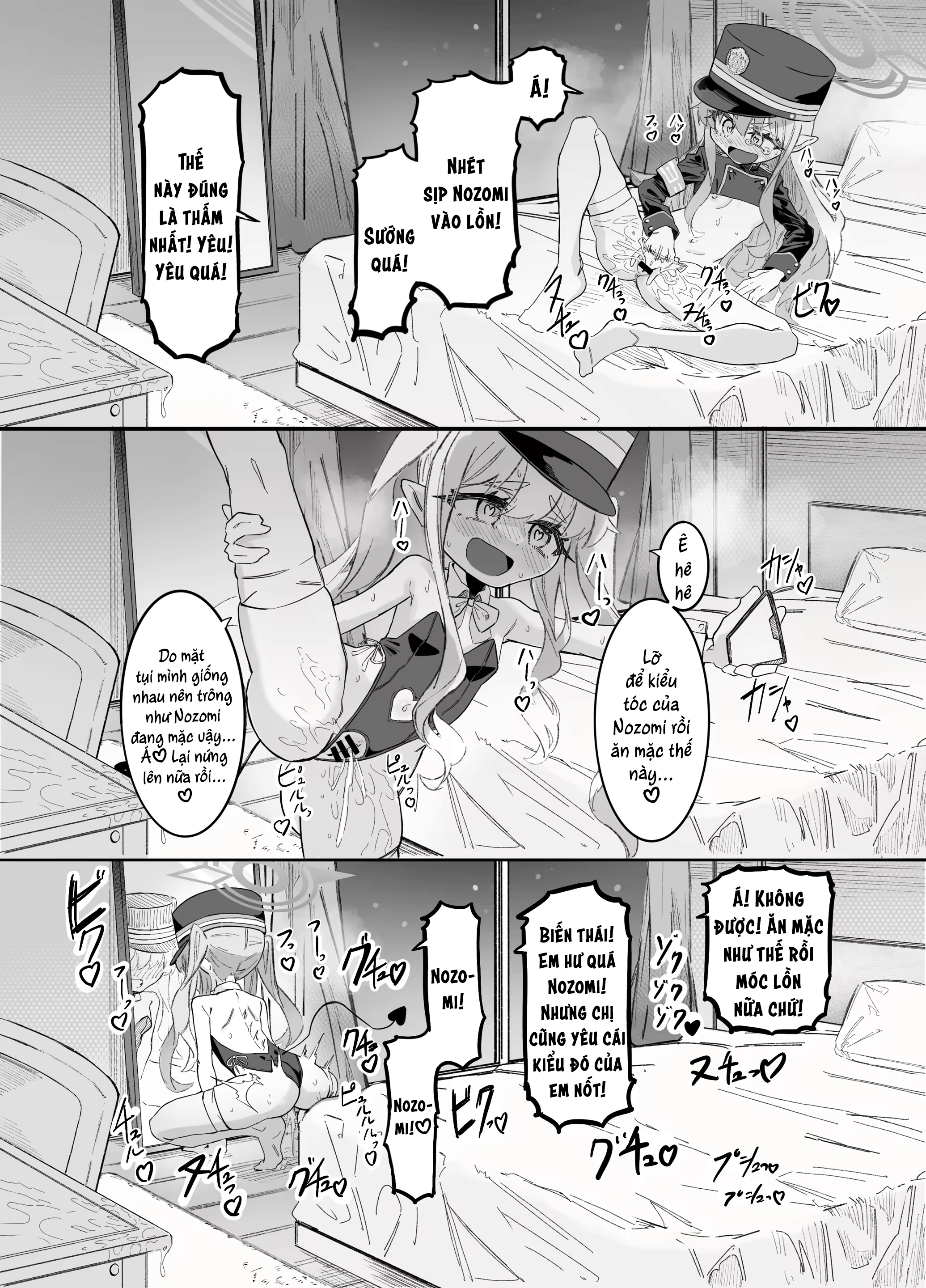 HentaiVN.net - Ảnh 14 - Nozomi Hikari & Đoàn Tàu Yuri Xình Xịch - Oneshot: Sếch Bùng Lổ