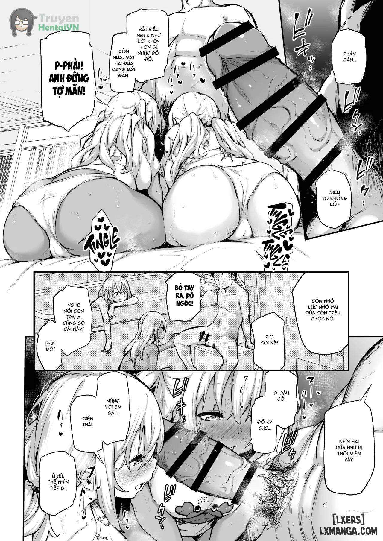 HentaiVN.net - Ảnh 13 - Imouto-tachi o Haramasenai to Derarenai Mura - Oneshot