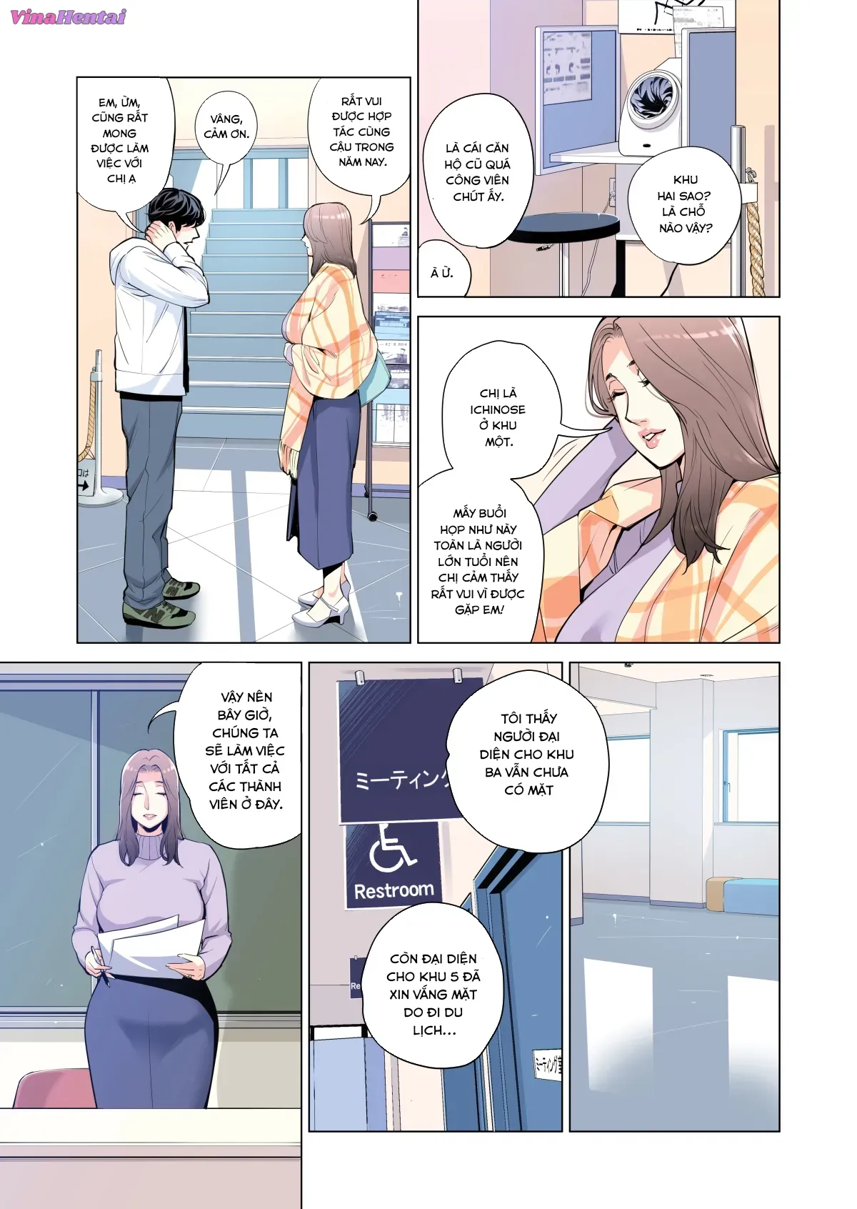 HentaiVN.net - Ảnh 13 - Những cô trợ lý đã có chồng 1-5 - Chap 1 Full màu
