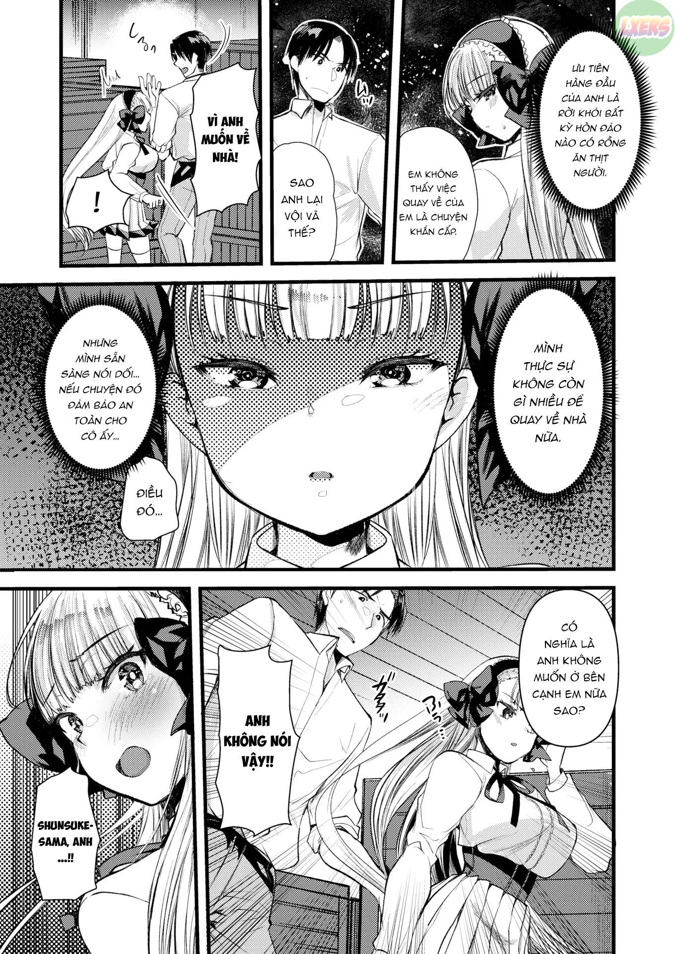 HentaiVN.net - Ảnh 13 - Cuộc sống thư thái nơi đảo hoang cùng cô Kỵ sĩ công chúa Level 1 - Chap 9