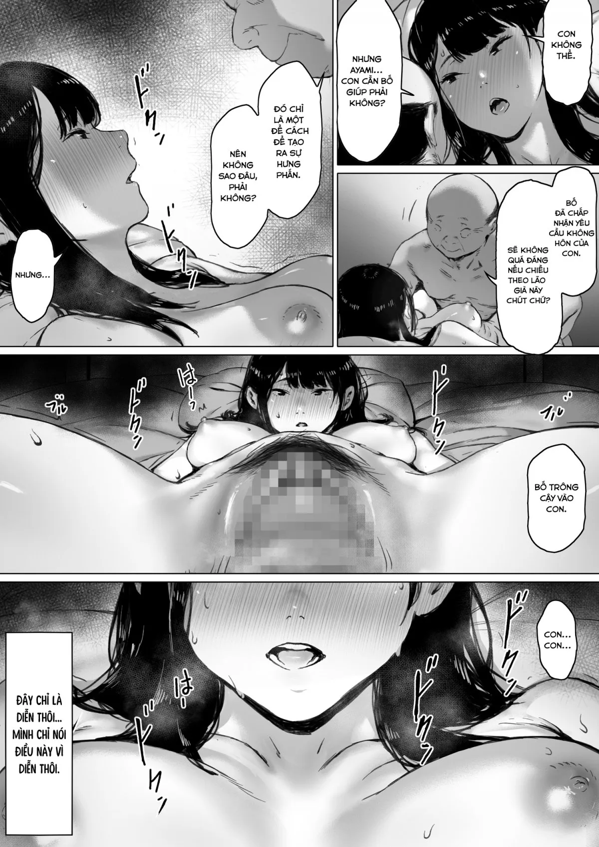 HentaiVN.net - Ảnh 13 - 1. Ánh nhìn của bố chồng 1 - Phần 1 - Chap 3