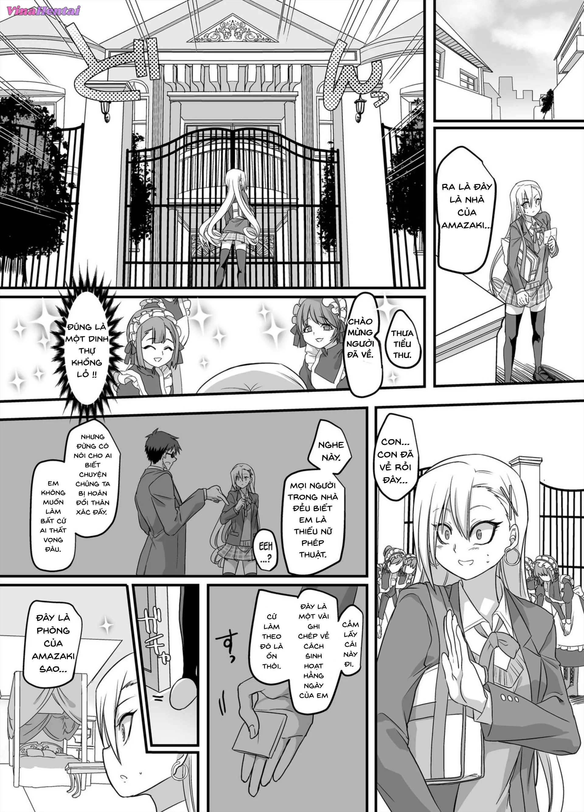 HentaiVN.net - Ảnh 13 - Thiếu Nữ Phép Thuật★ Hoán Đổi！ - Oneshot