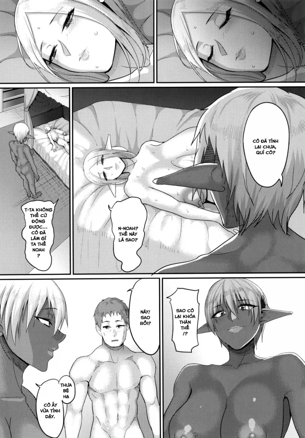 HentaiVN.net - Ảnh 13 - Takabisha Elf Kyousei Konin - Chap 3