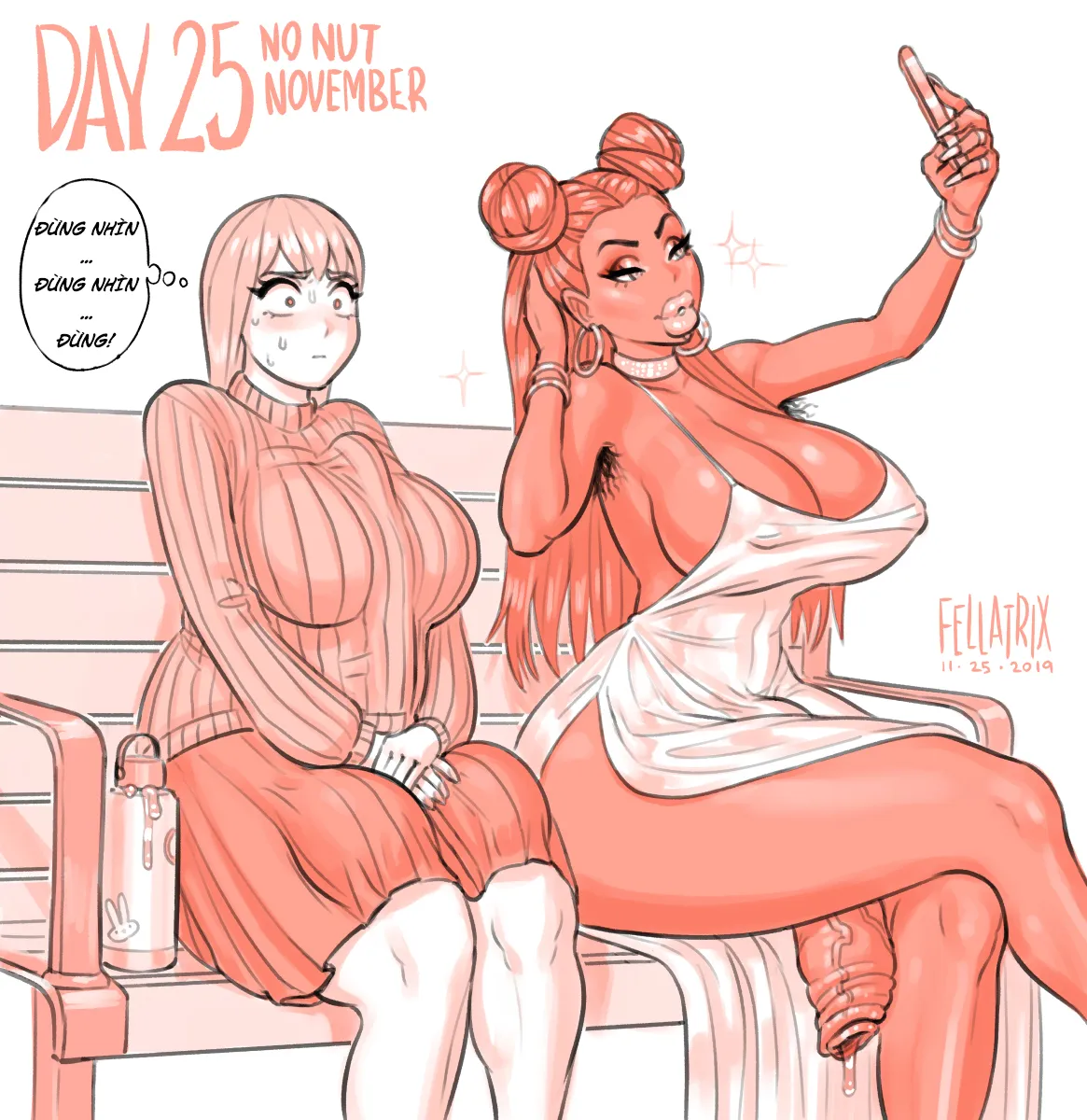 HentaiVN.net - Ảnh 12 - Sarah's No Nut November [Nhật Ký No Nut November của Sarah!] - Chap 2 - 15 Ngày Sau Đó