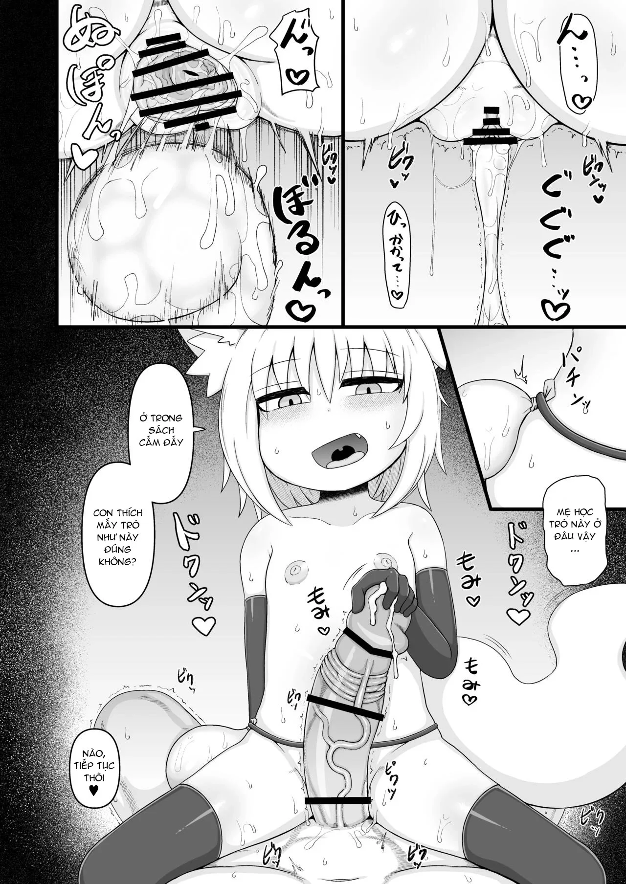 HentaiVN.net - Ảnh 12 - Người Mẹ Loli Không Thể Cưỡng Lại Được Tôi 9 - EP2