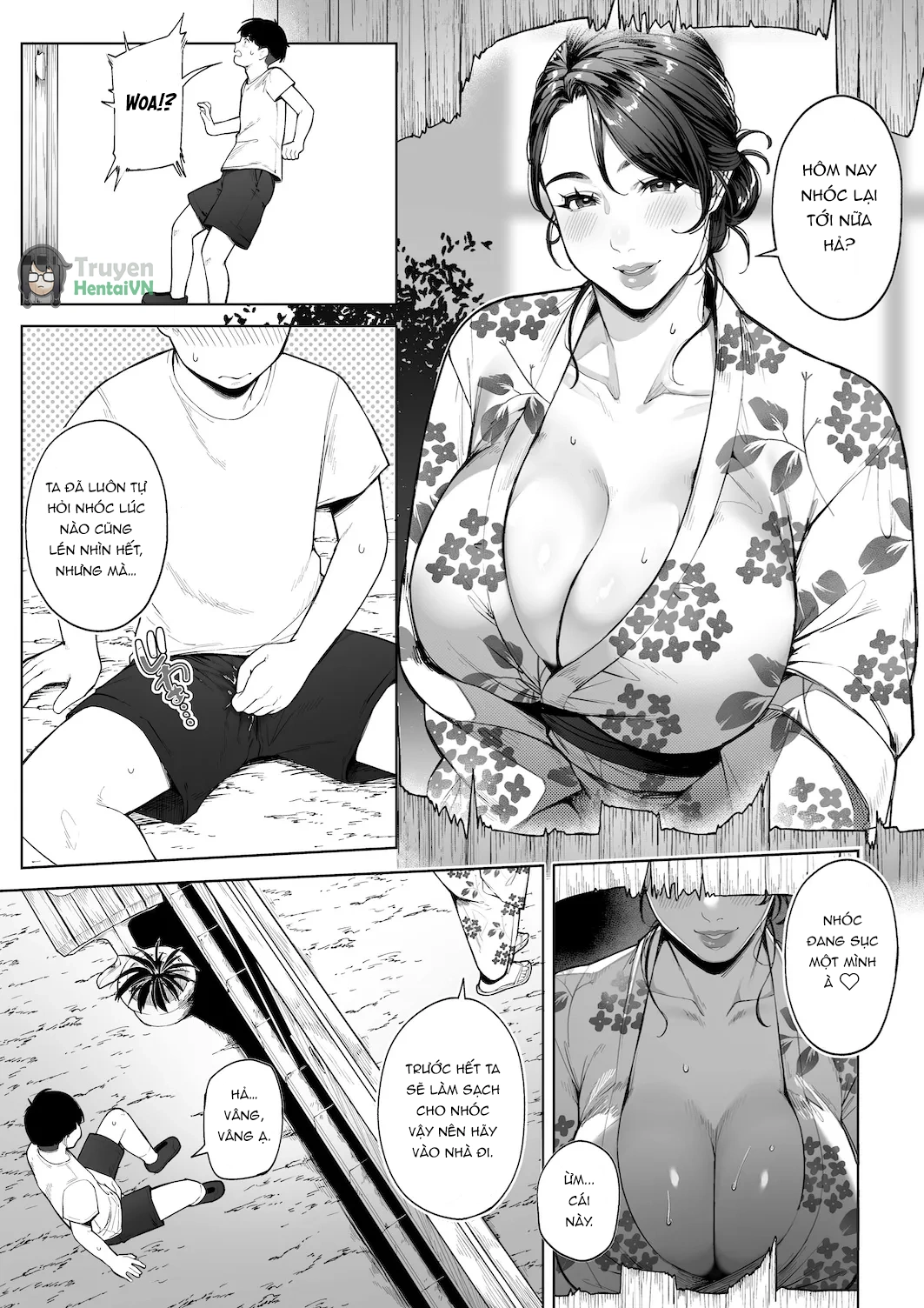 HentaiVN.net - Ảnh 14 - Ana no Mukou no Atsui Natsu - Oneshot