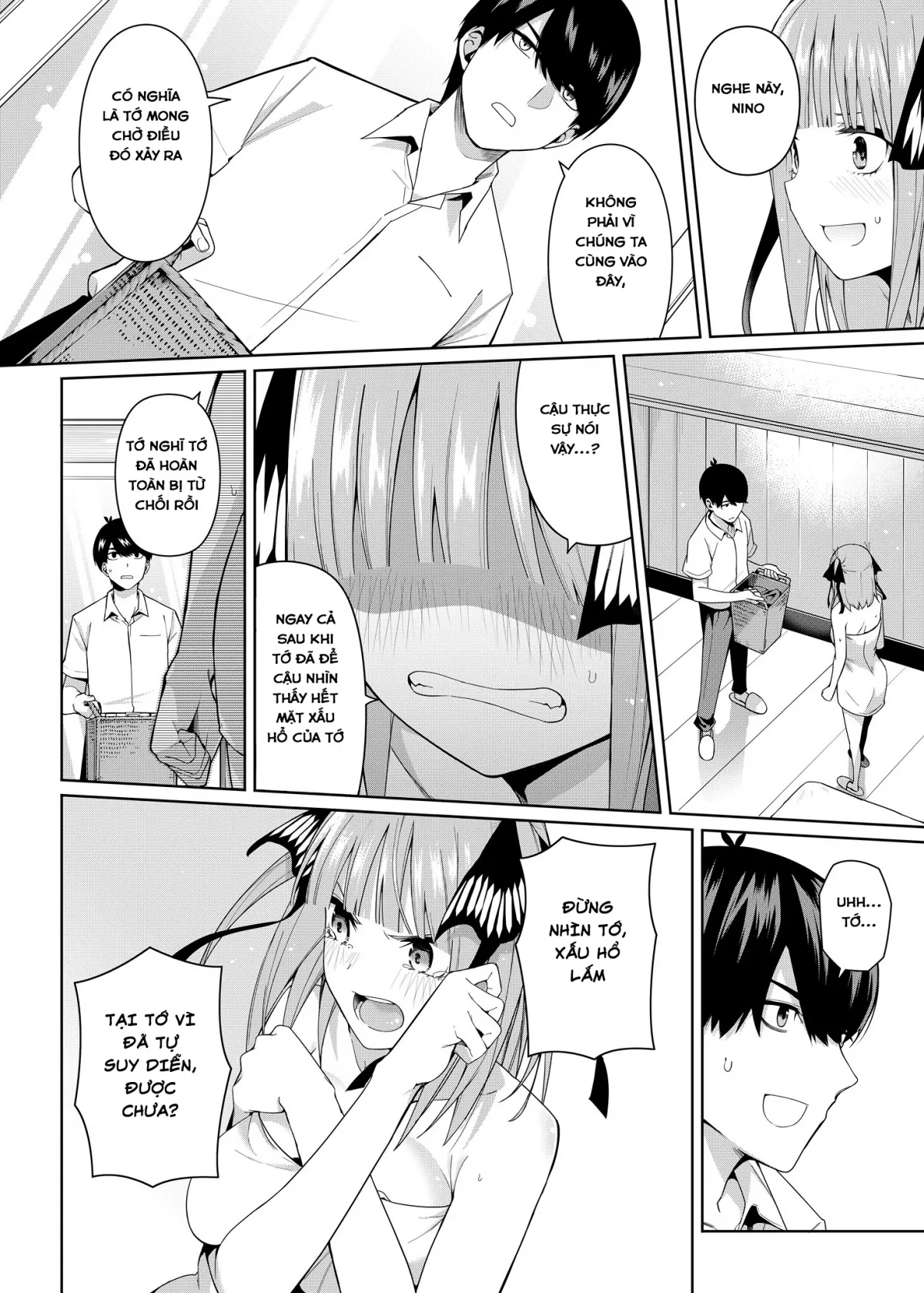 HentaiVN.net - Ảnh 13 - Nibun no Yuudou (Gotoubun no Hanayome) [Half Seduction] - Oneshot