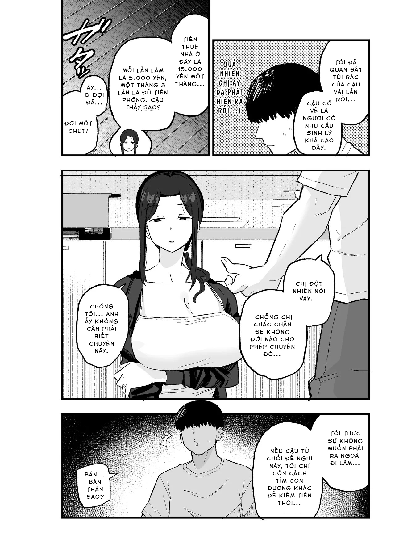 HentaiVN.net - Ảnh 13 - Taihai Tsuma Taihaikei Hitotsuma o Yachin Kawari ni Koki Tsukaeru Hanashi - Oneshot