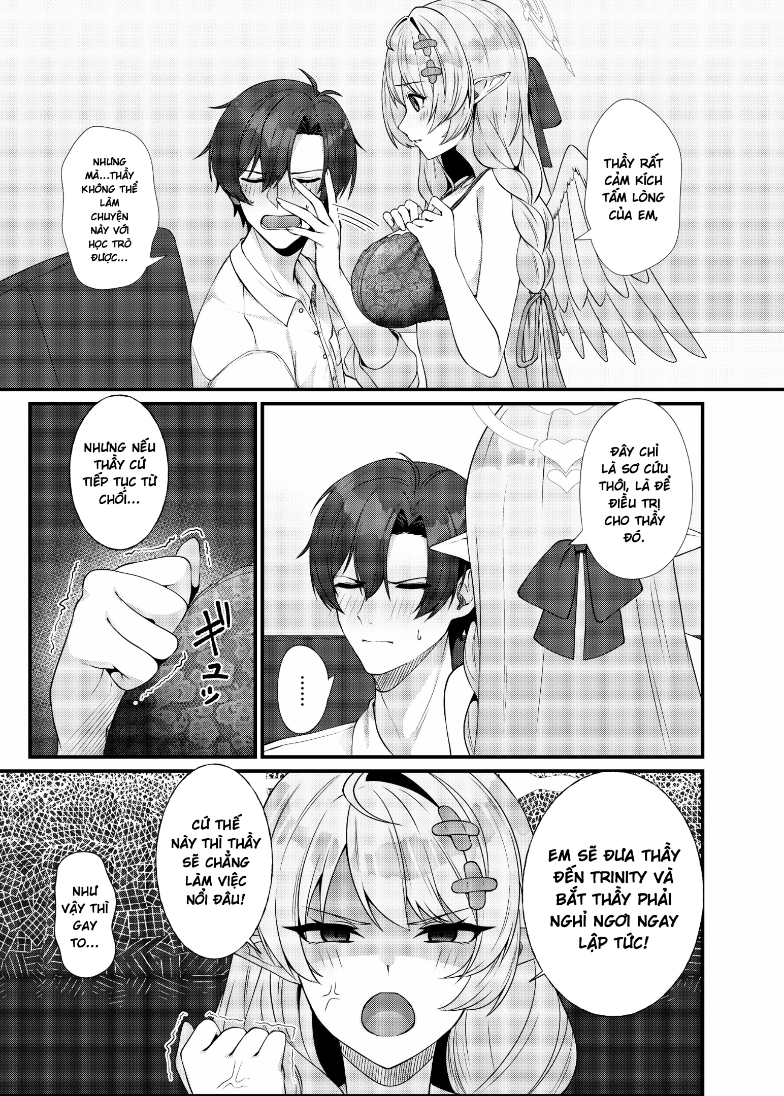 HentaiVN.net - Ảnh 14 - Sensei ni Kyuugo no Te o! | A Helping Hand for Sensei! - Chap 1