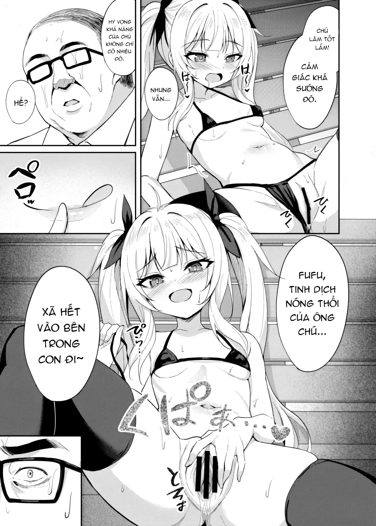 HentaiVN.net - Ảnh 12 - Ông chú dạy cháu gái bố láo bằng cách thôi miên - Chap 2: Giai đoạn bồn thịt công cộng