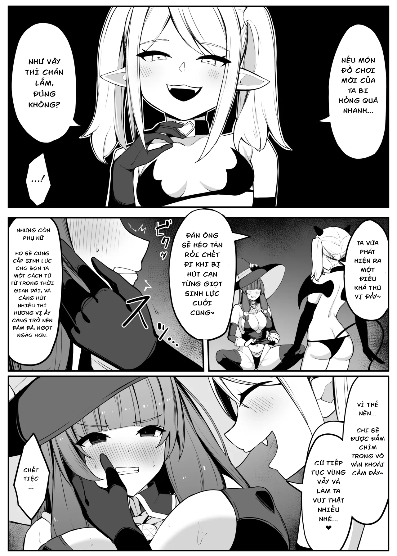 HentaiVN.net - Ảnh 13 - Câu chuyện về nữ phù thủy mạnh nhất bị một succubus mê hoặc và đánh bại. - Oneshot