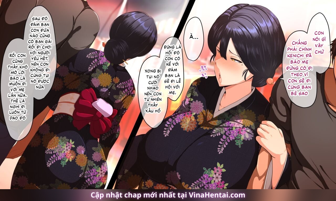 HentaiVN.net - Ảnh 4 - Natsu Koi Haha ~Black Kigyou de Tsubureta Ore to Kaa-san no Ichika no Koi~ - Chap 3