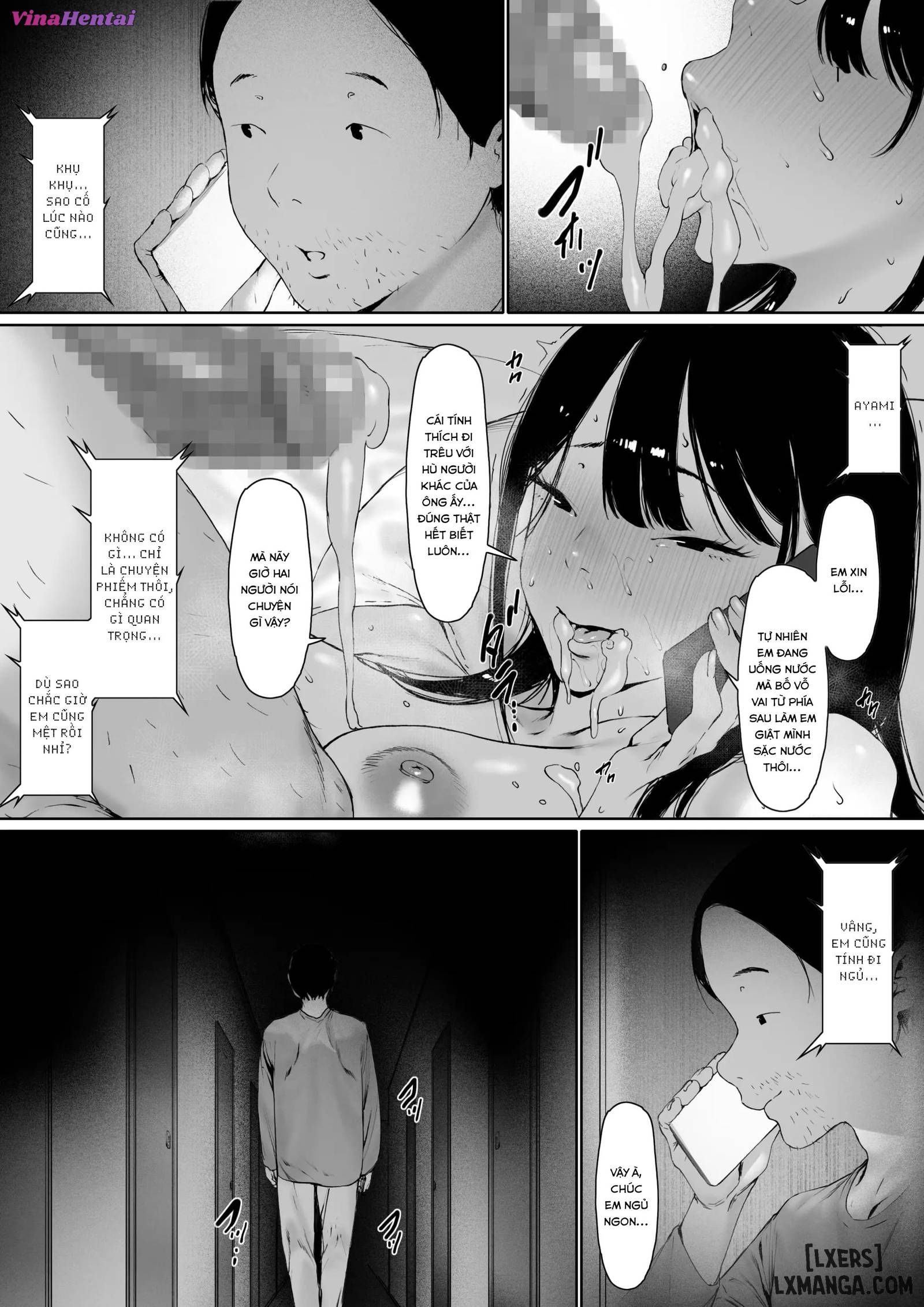 HentaiVN.net - Ảnh 131 - 3. Ánh nhìn của bố chồng 3 - Oneshot