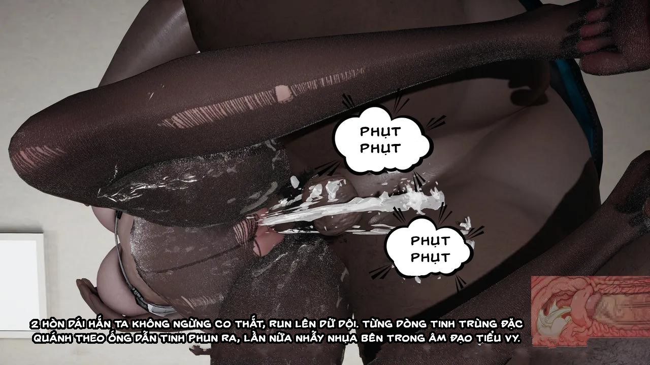HentaiVN.net - Ảnh 36 - Cô bạn gái Tiểu Vy bị ngốc của tôi. - Chapter 10.3: Vụng trộm ngay bên cạnh bạn trai (p2)