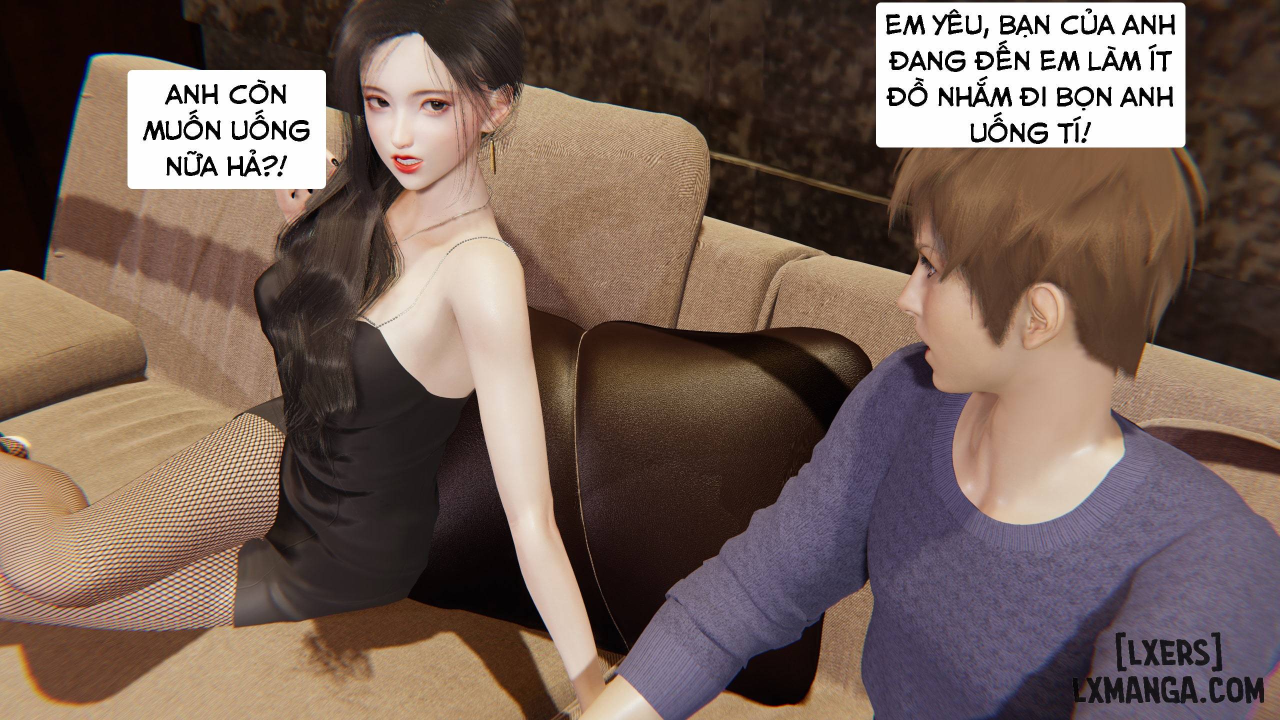 HentaiVN.net - Ảnh 14 - Ngủ cùng vợ thằng bạn - Chương 1