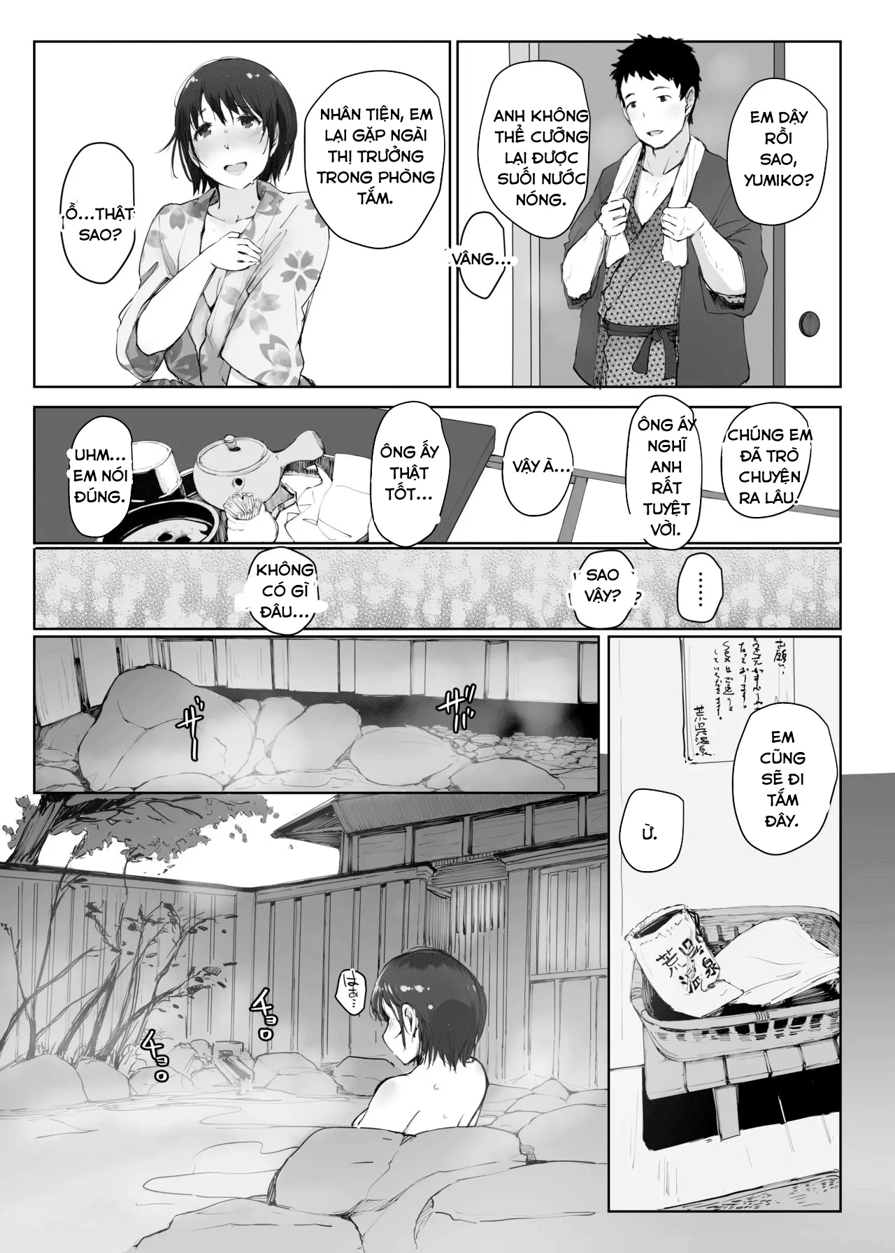 HentaiVN.net - Ảnh 13 - Hitozuma To NTR Chounai Ryokou -Futsukame - Oneshot