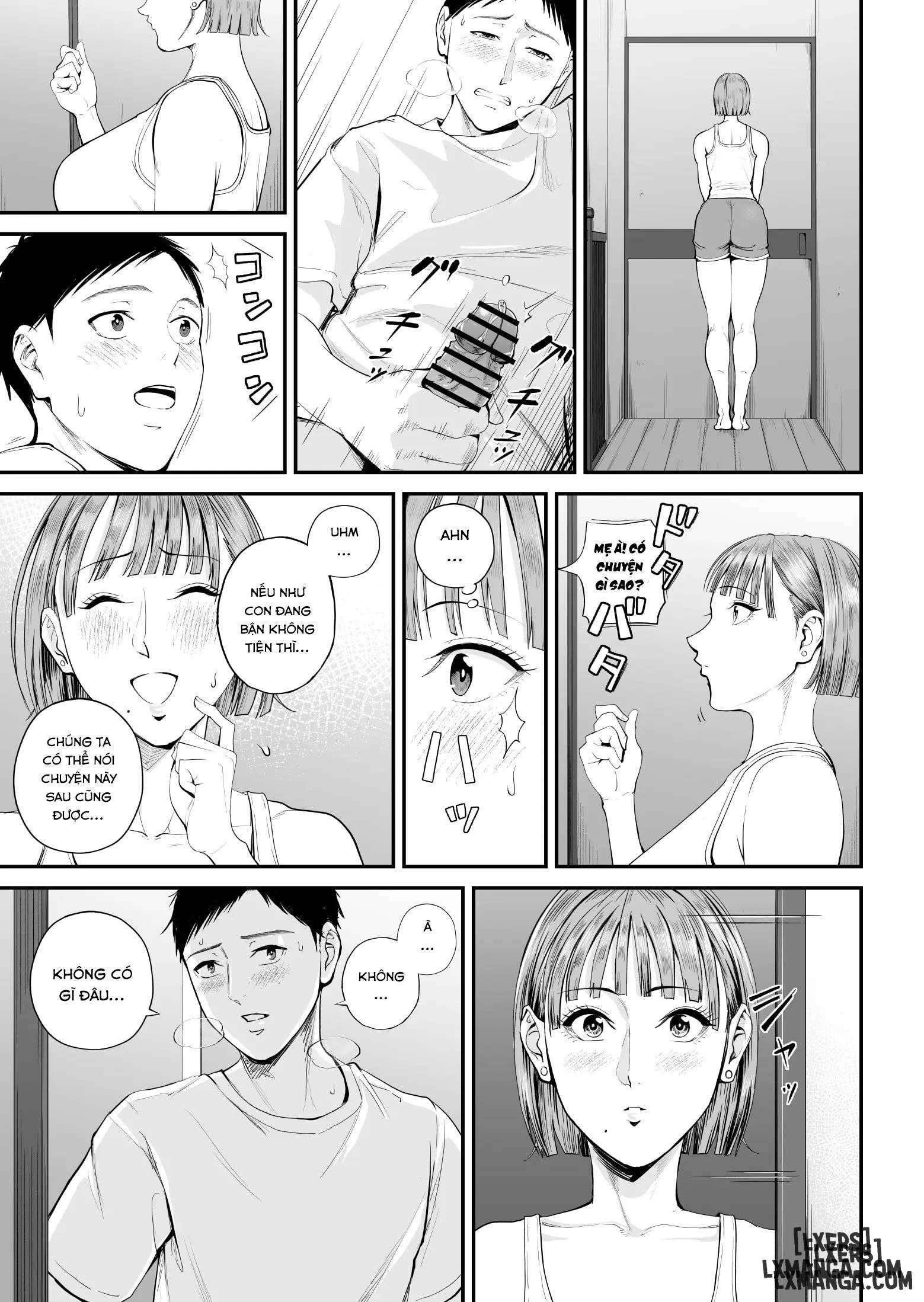 HentaiVN.net - Ảnh 14 - Boshi Jouji ~Daisuki na Okaa-san to Konya Majiwaru - Chap 1