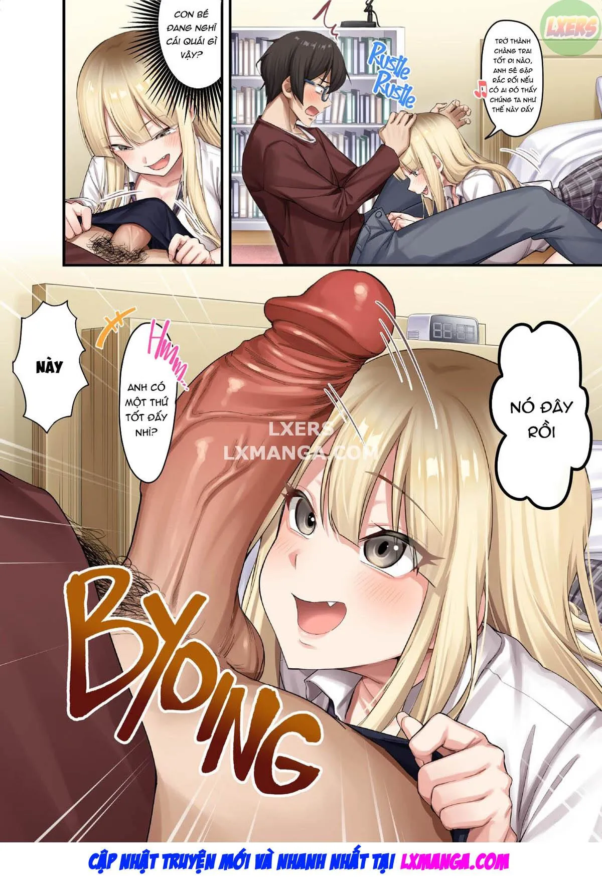 HentaiVN.net - Ảnh 14 - Home Lessons With Sexy Gyarus - Oneshot
