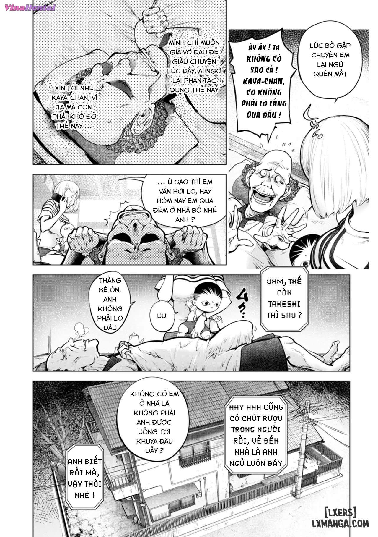 HentaiVN.net - Ảnh 14 - Kỉ niệm của Kaya-nee và lão già - Oneshot