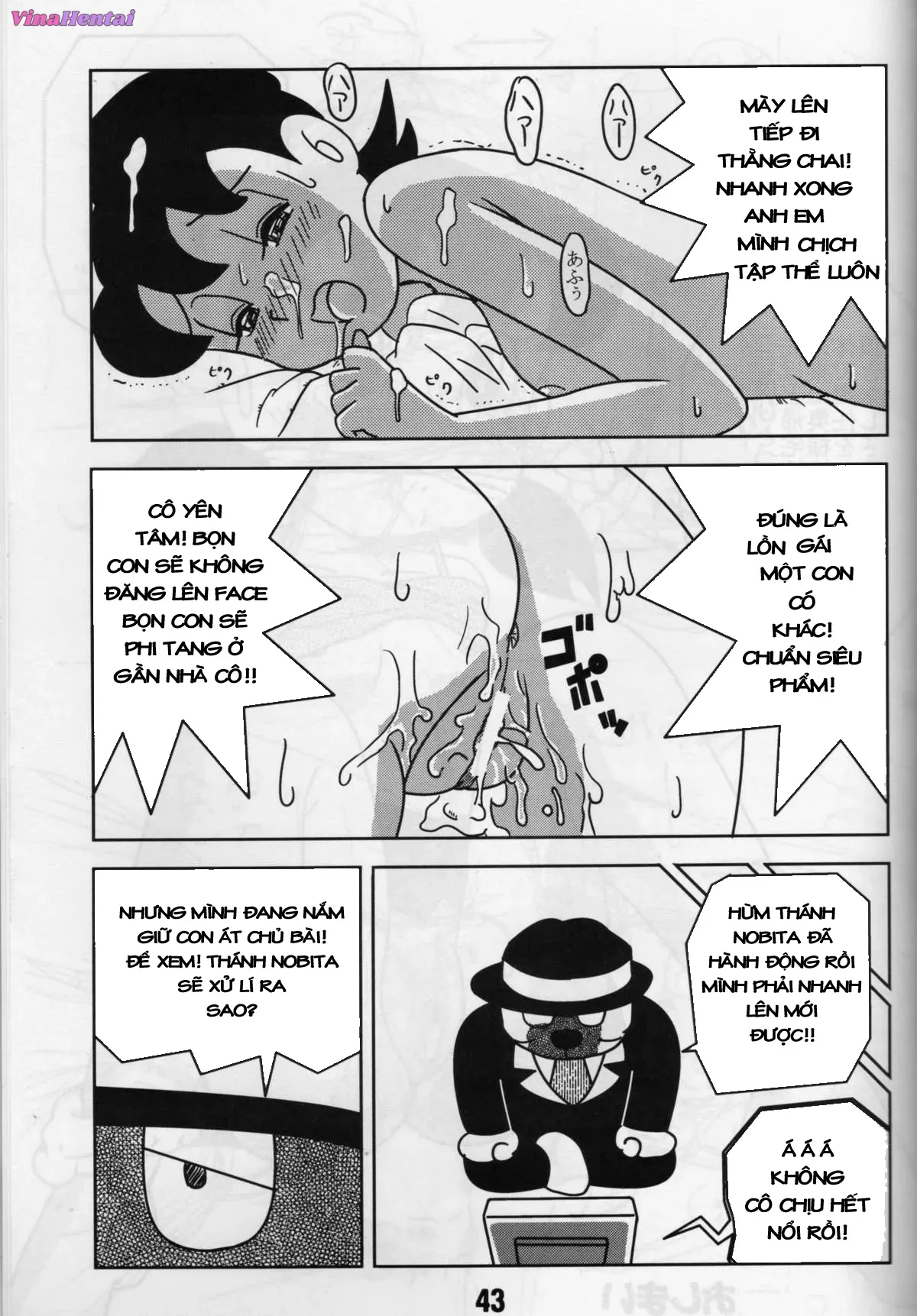 HentaiVN.net - Ảnh 12 - Thánh Nôbita Hentai - Tập 13.2 - Gạ Tình Mẹ Xuka phần 2