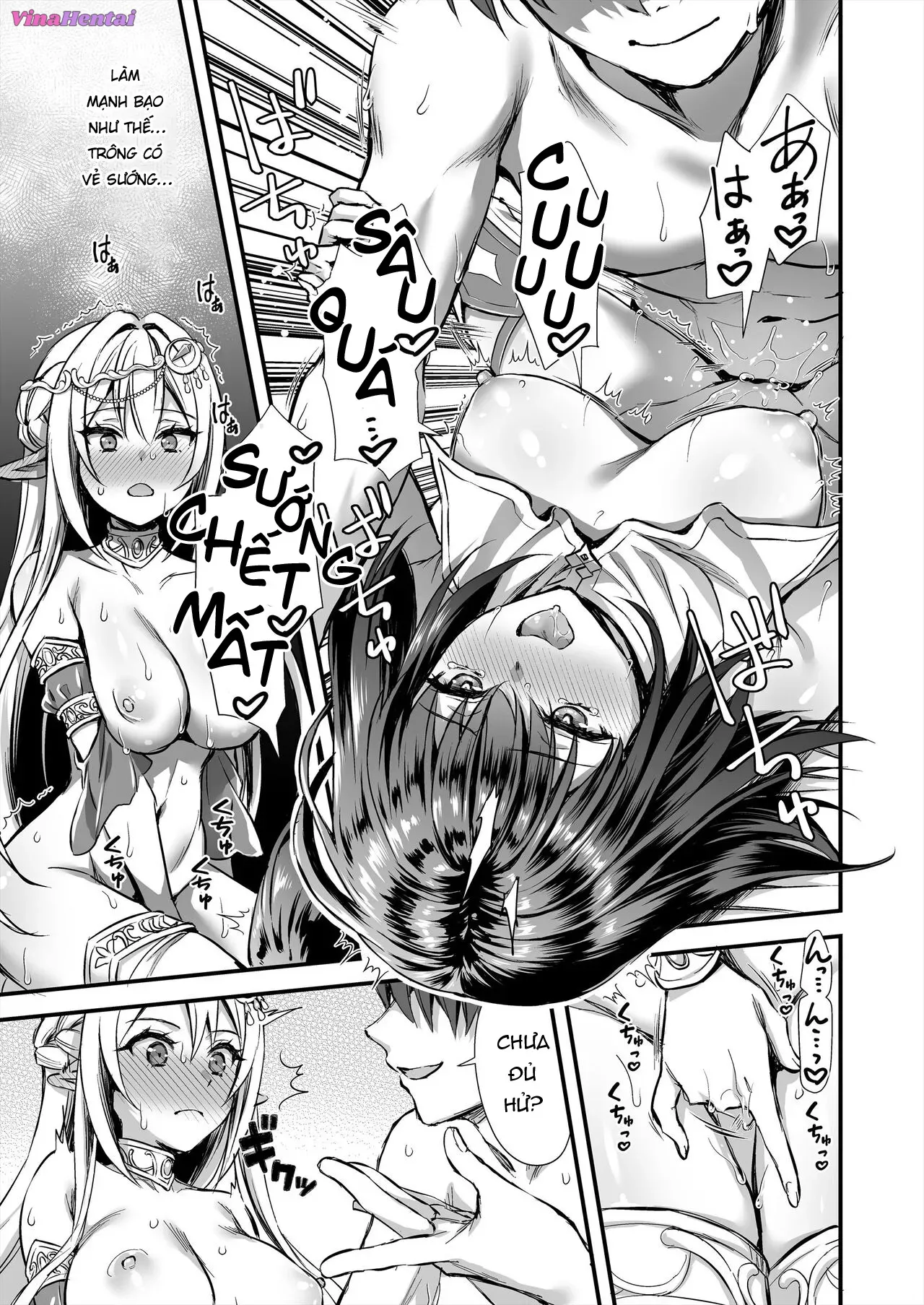 HentaiVN.net - Ảnh 14 - Để mắt đến nàng Elf nóng bỏng ở thế giới khác - Chap 7