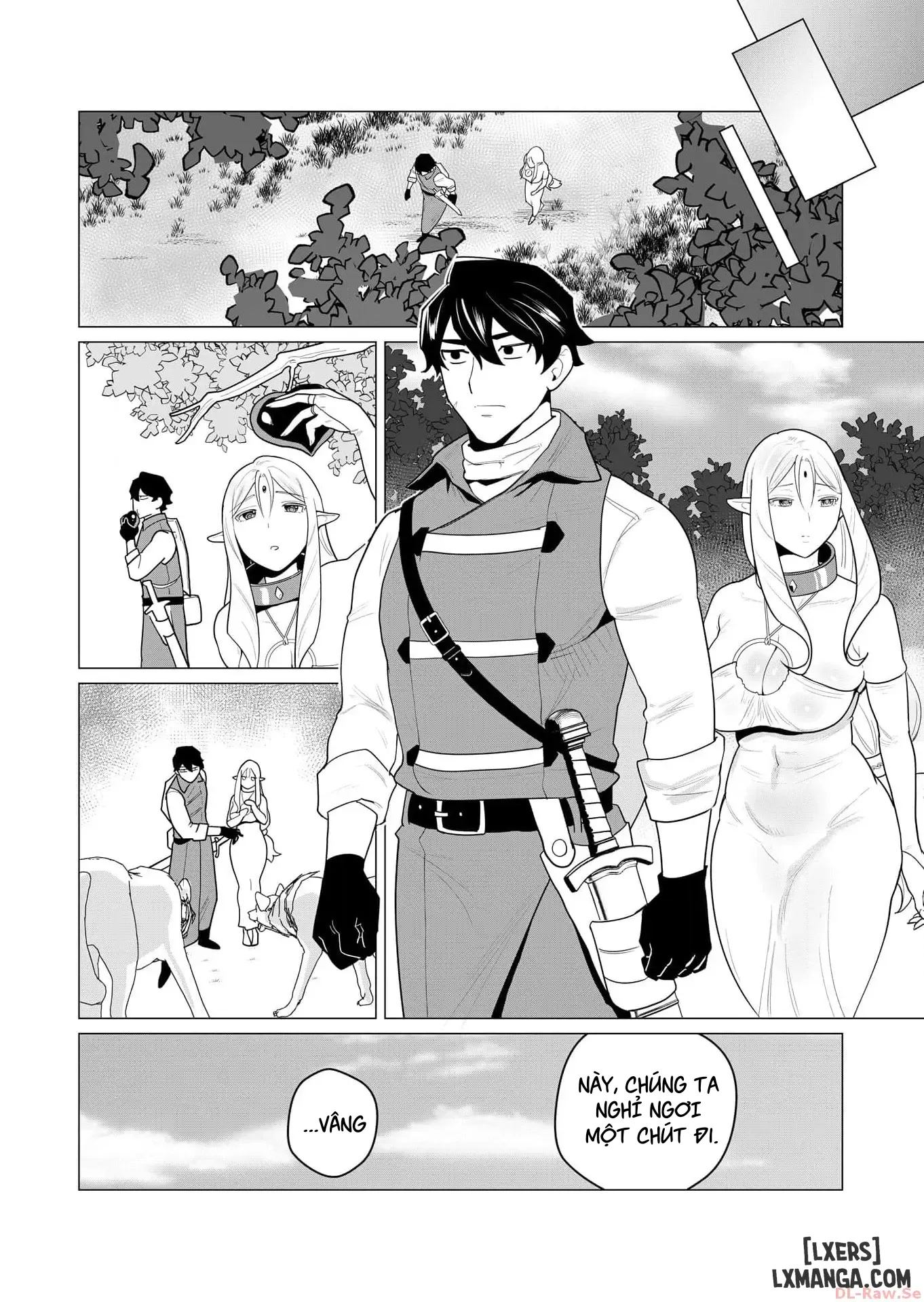 HentaiVN.net - Ảnh 14 - Vị Anh Hùng Muốn “Vợ Người Ta” Làm Phần Thưởng - Chap 1 : Dũng sĩ x Elf