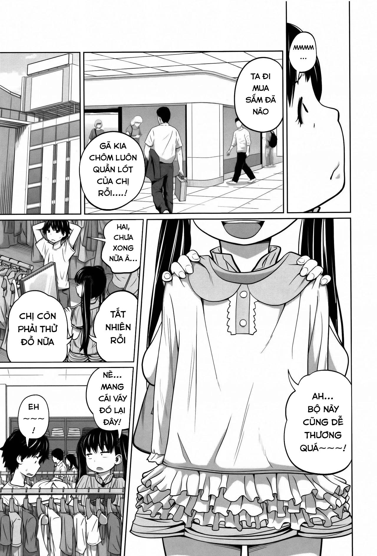 HentaiVN.net - Ảnh 14 - Chị Hai của tôi [Daily Sisters] - Chap 3