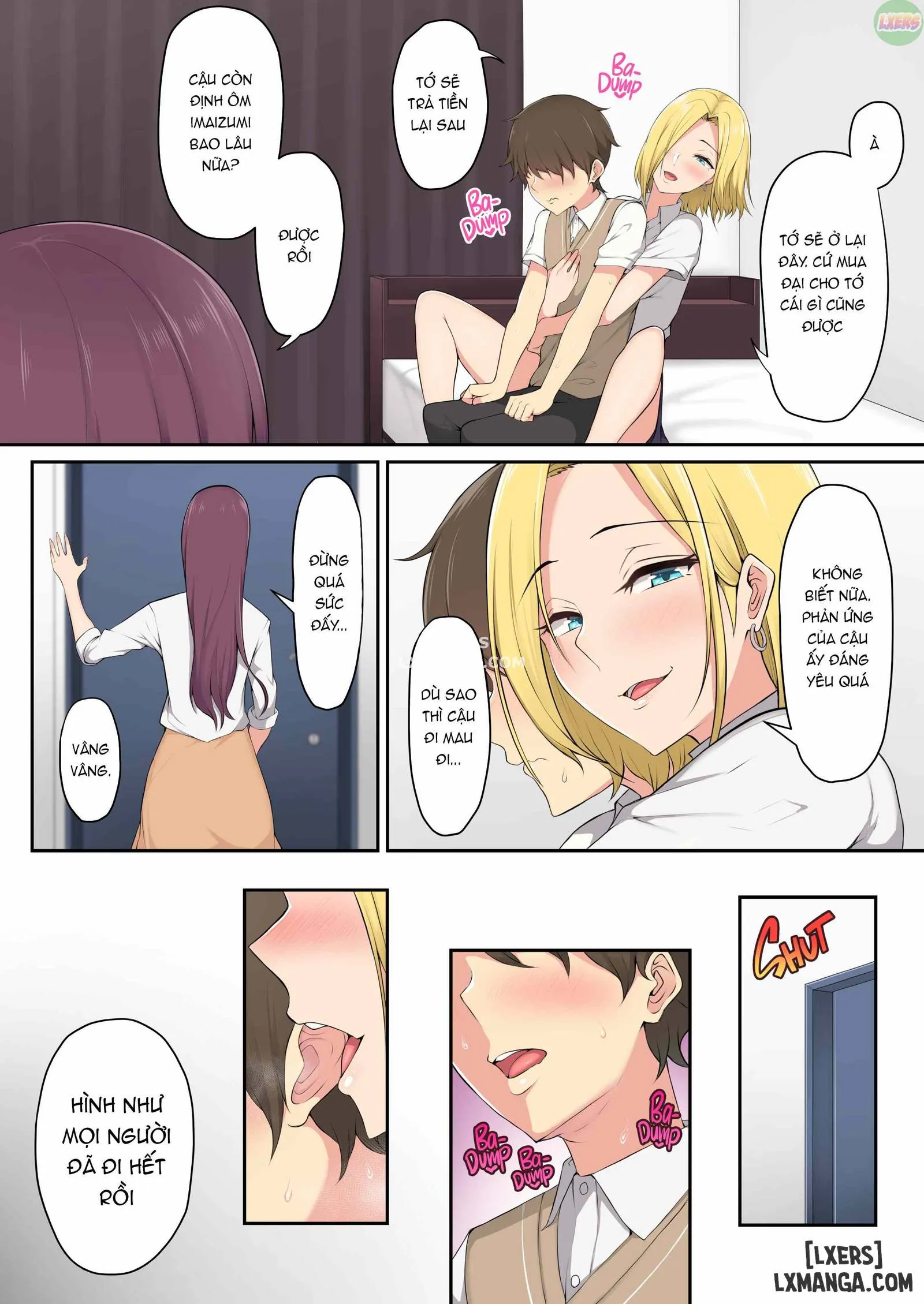HentaiVN.net - Ảnh 14 - Imaizumi đưa cả bầy Gyaru về nhà mình - Chapter 1