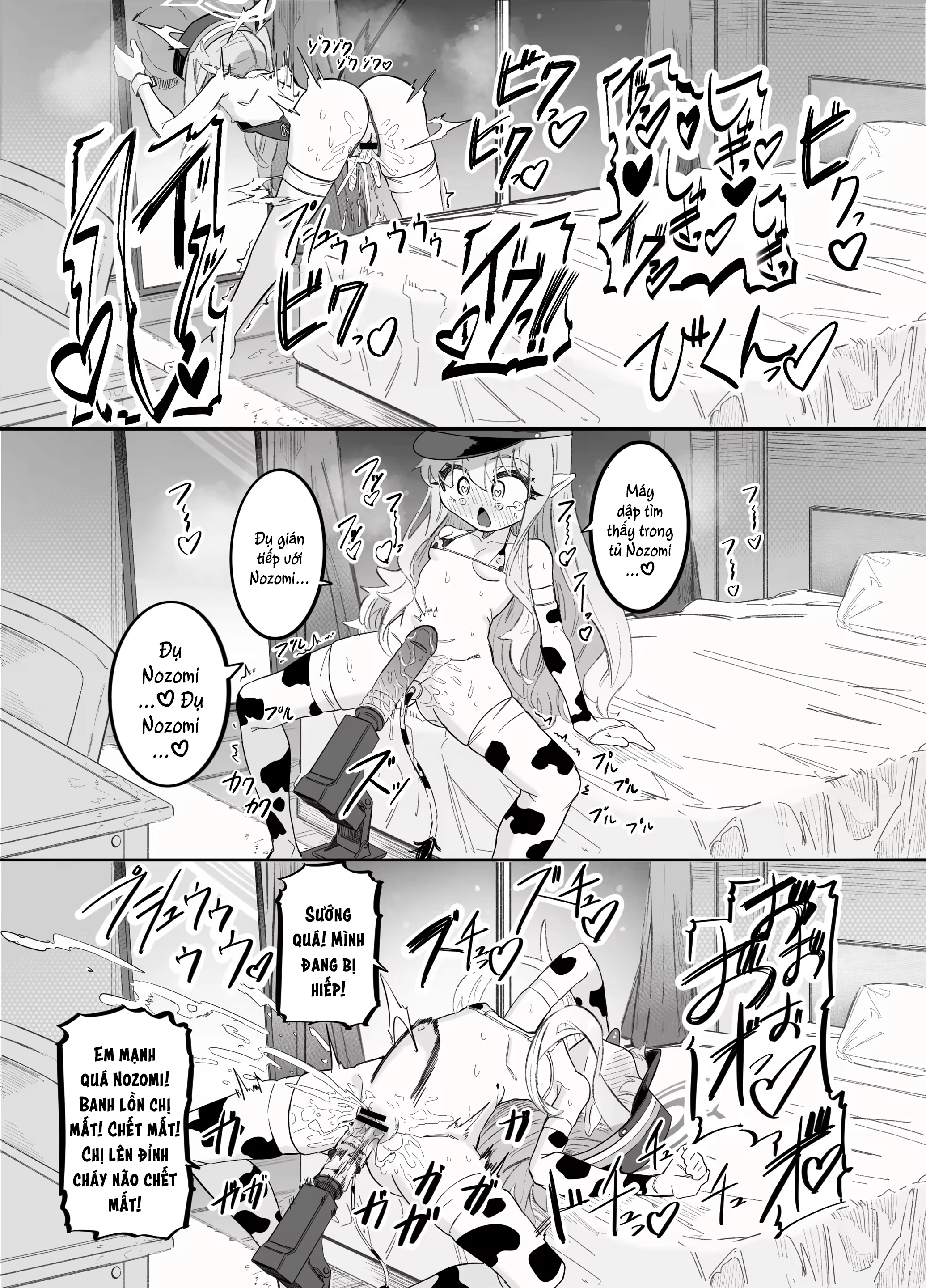 HentaiVN.net - Ảnh 15 - Nozomi Hikari & Đoàn Tàu Yuri Xình Xịch - Oneshot: Sếch Bùng Lổ