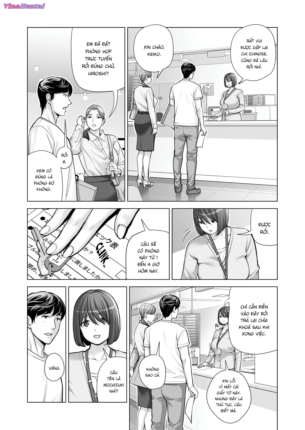 HentaiVN.net - Ảnh 14 - Những cô trợ lý đã có chồng 1-5 - Chap 3